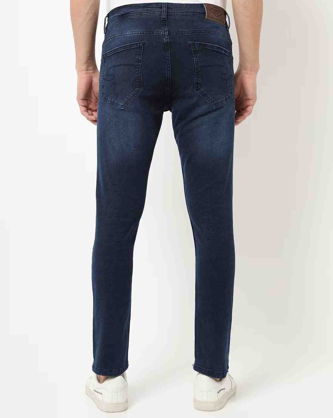 Lee Cooper | Men Lightly Washed Slim Fit Jeans|2