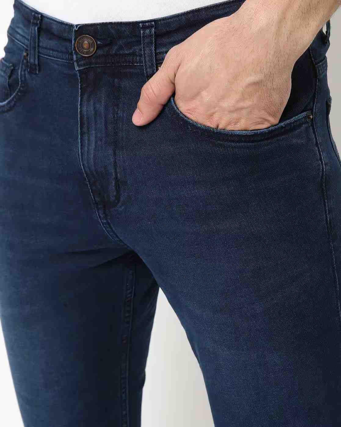 Lee Cooper | Men Lightly Washed Slim Fit Jeans|3