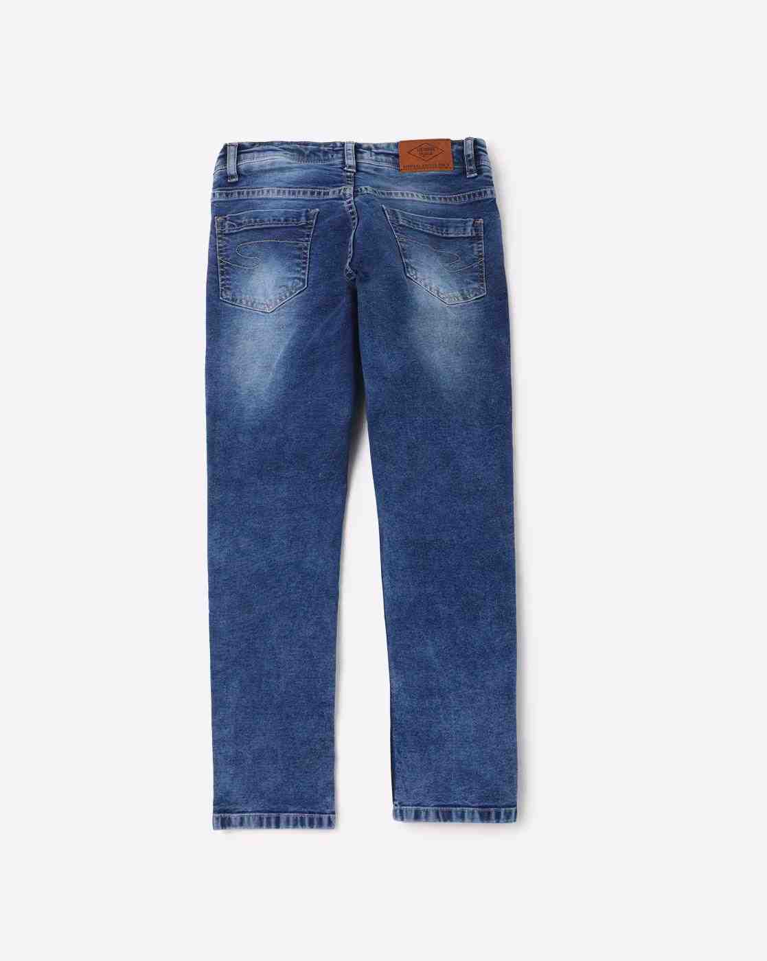 Lee Cooper | Mid-Wash Jeans with Button Closure|1