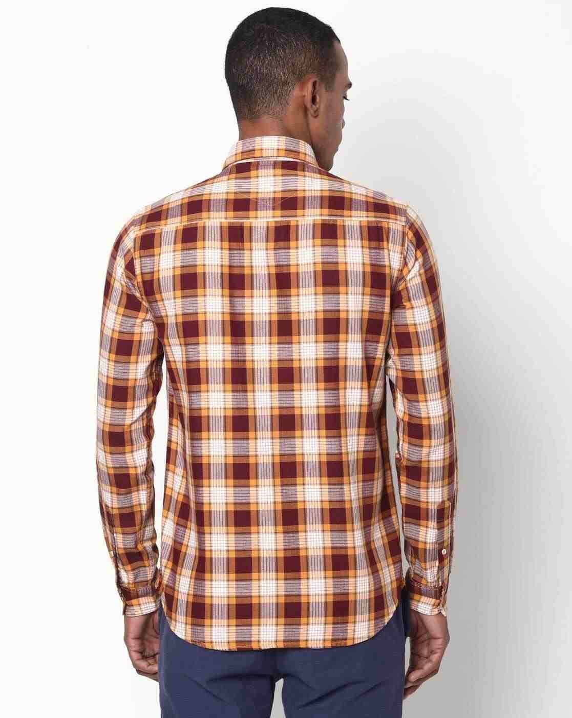 Lee Cooper | Checked Shirt with Patch Pocket|1
