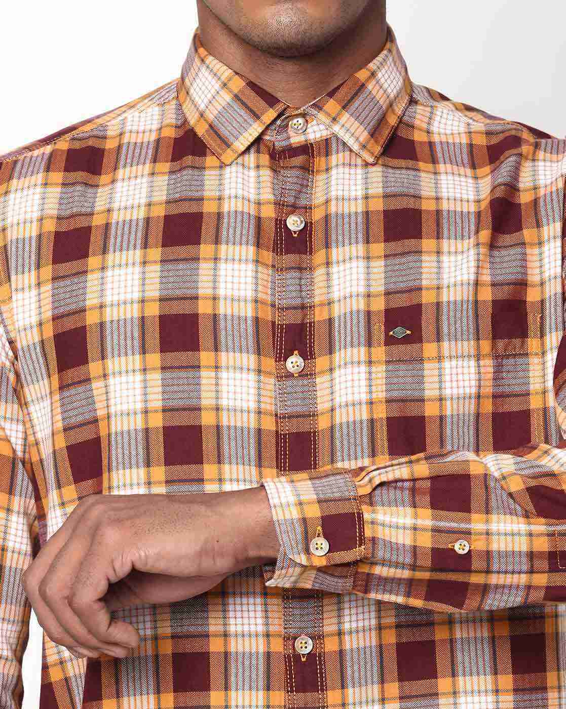 Lee Cooper | Checked Shirt with Patch Pocket|3
