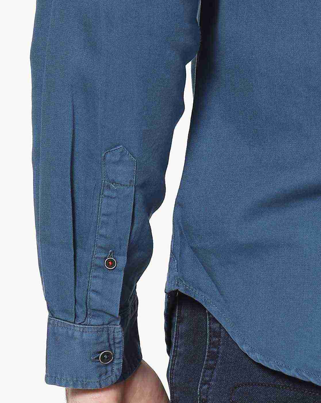 Lee Cooper | Cotton Shirt with Flap Pockets|3