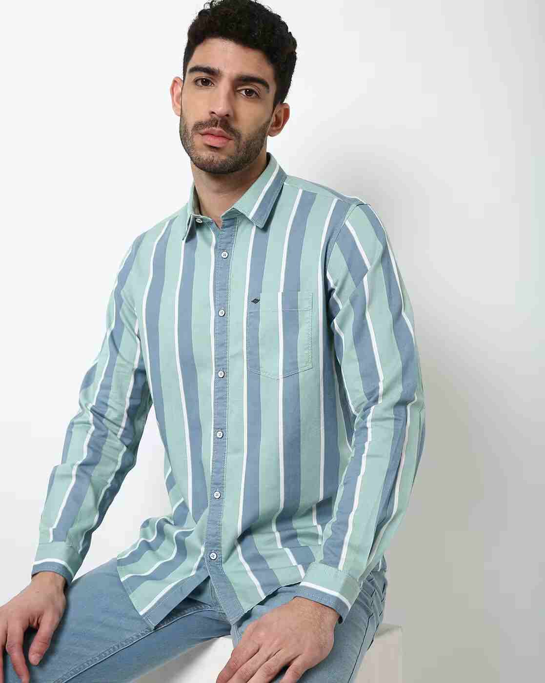 Lee Cooper | Striped Shirt with Patch Pocket|0