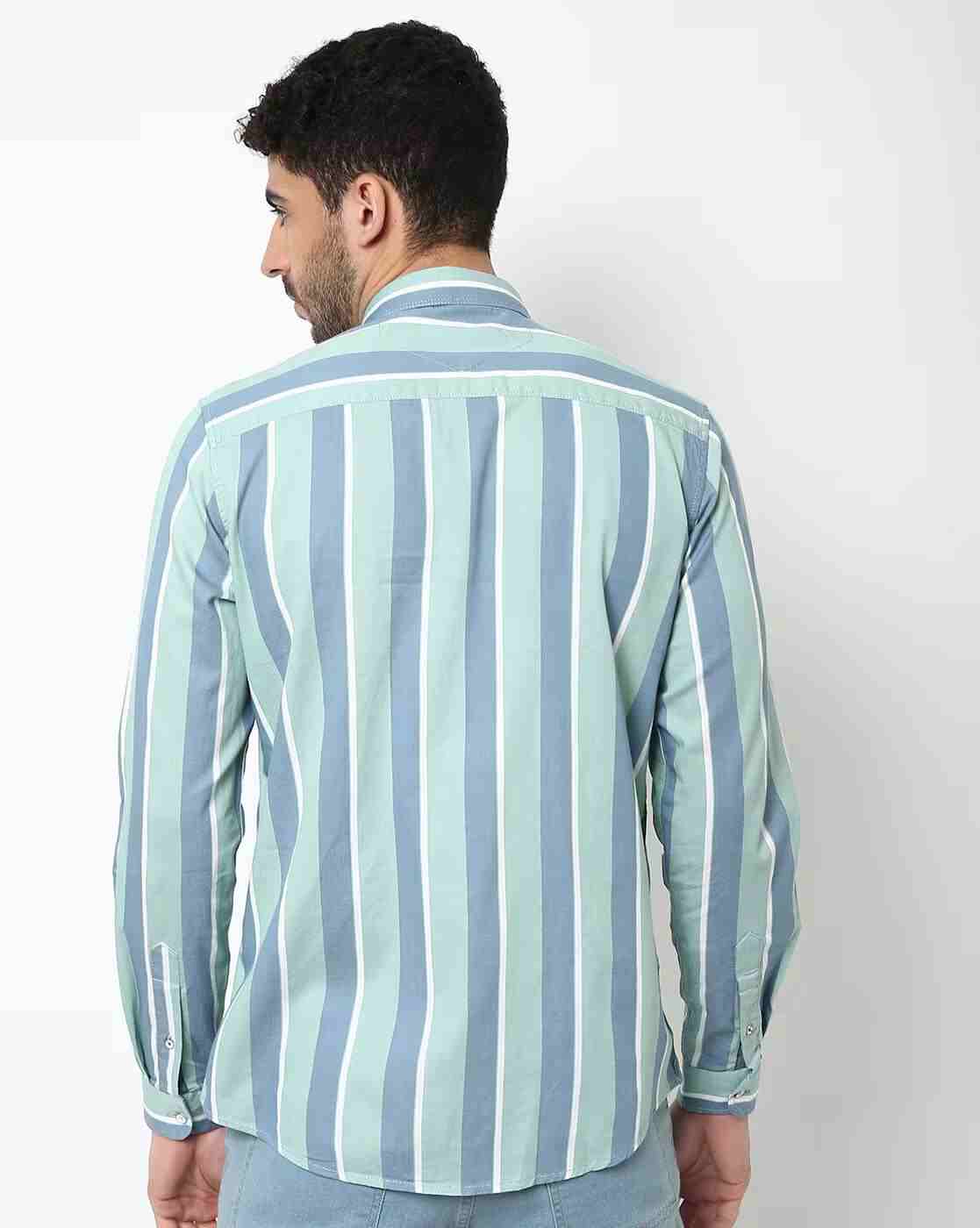 Lee Cooper | Striped Shirt with Patch Pocket|1