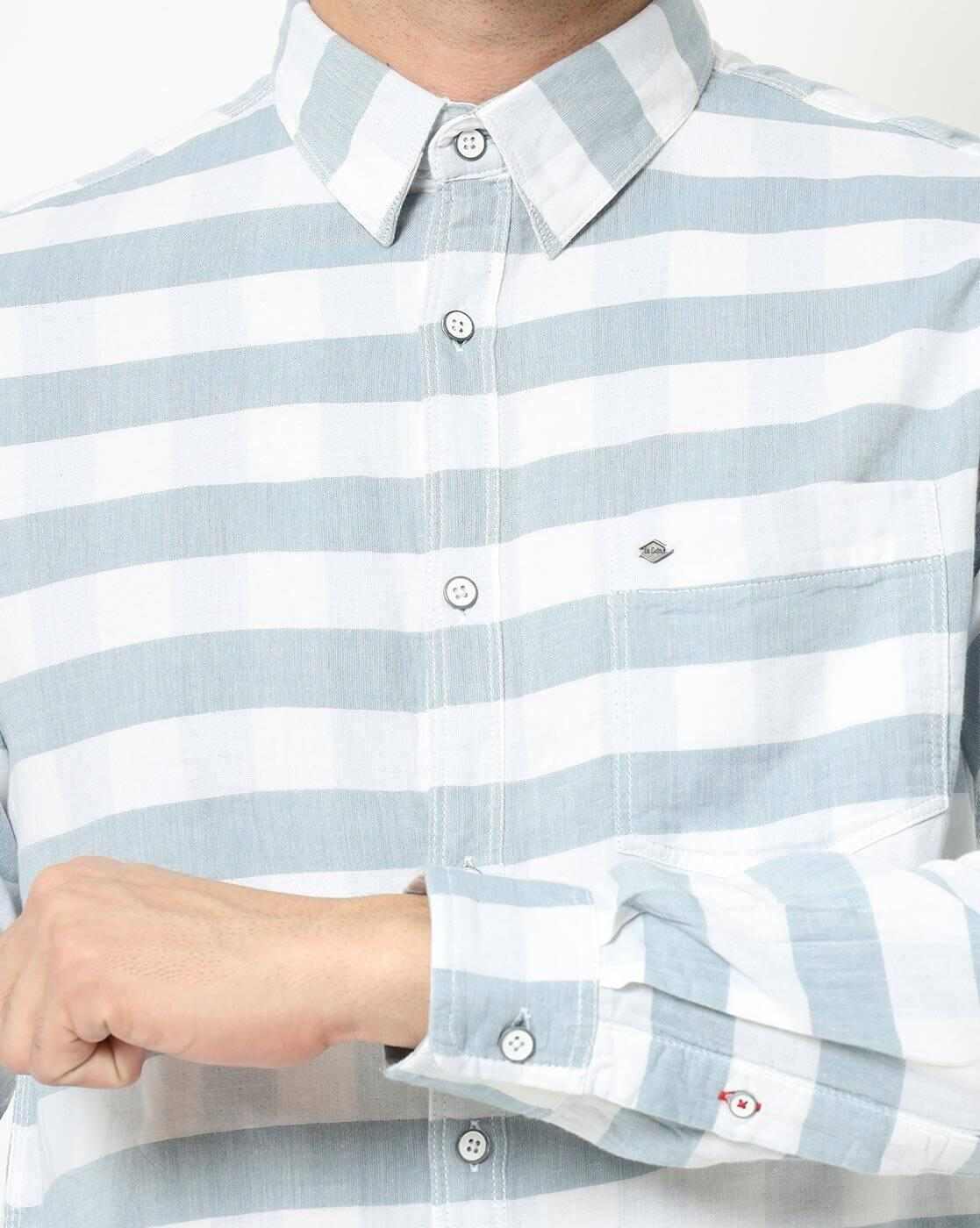 Lee Cooper | Checked Shirt with Patch Pocket|2