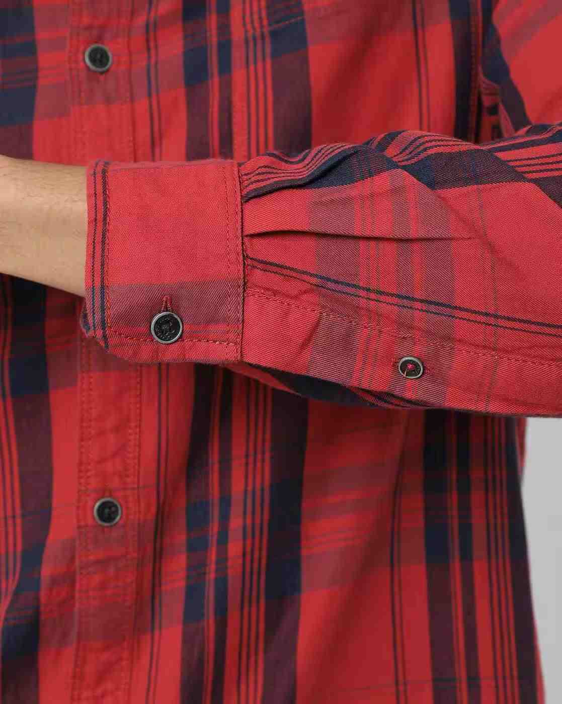 Lee Cooper | Checked Shirt with Patch Pocket|3