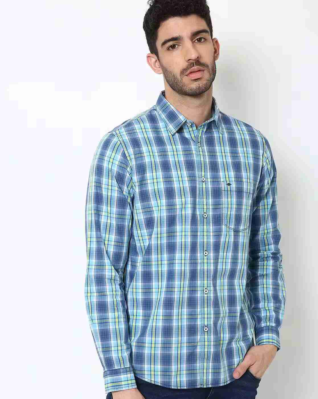 Lee Cooper | Checked Shirt with Patch Pocket|0