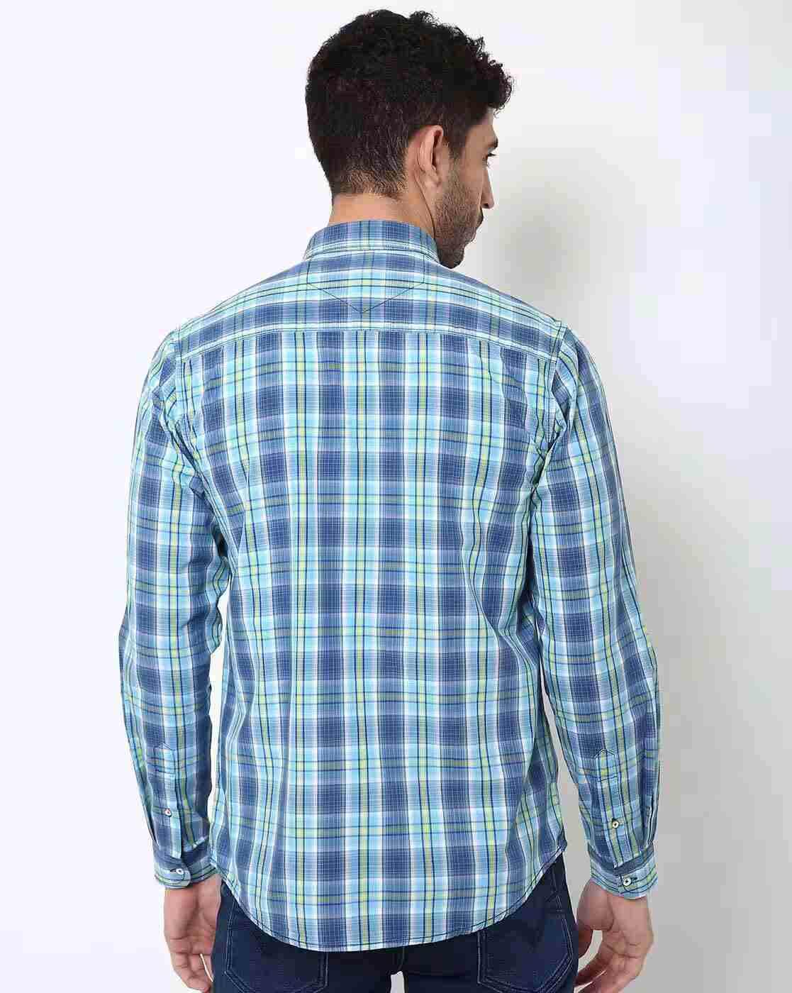 Lee Cooper | Checked Shirt with Patch Pocket|1