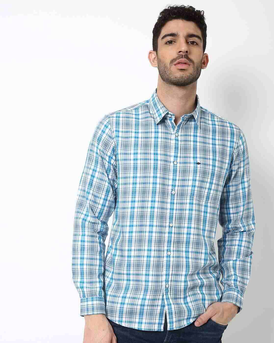 Lee Cooper | Checked Shirt with Patch Pocket|0