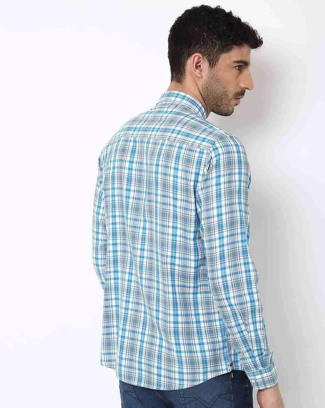 Lee Cooper | Checked Shirt with Patch Pocket|1