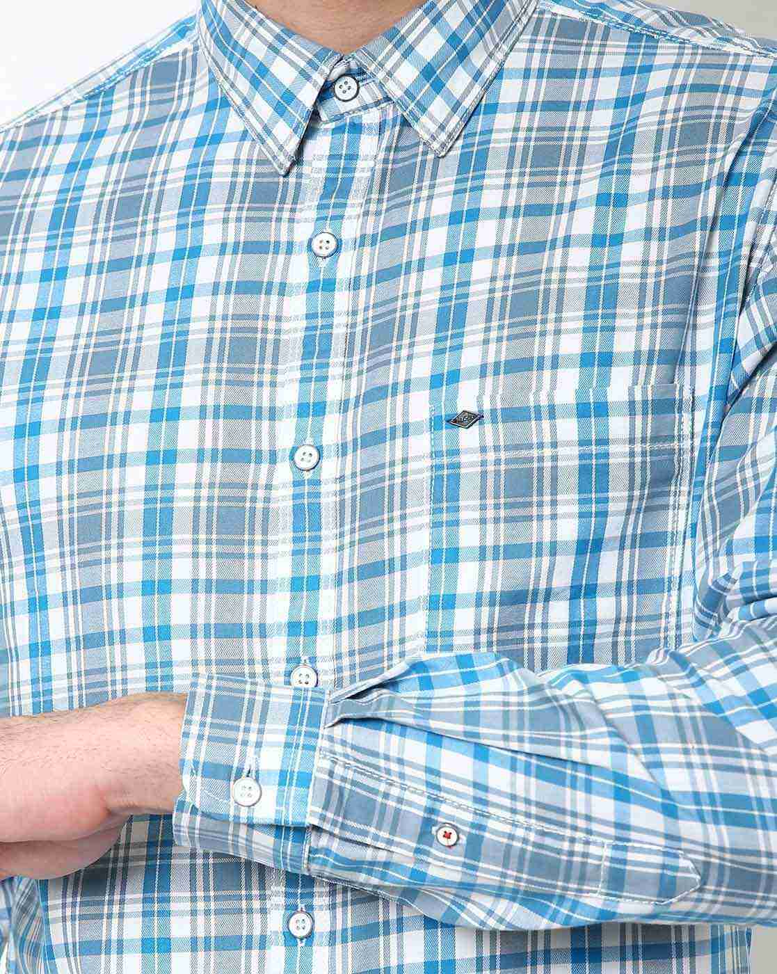 Lee Cooper | Checked Shirt with Patch Pocket|2