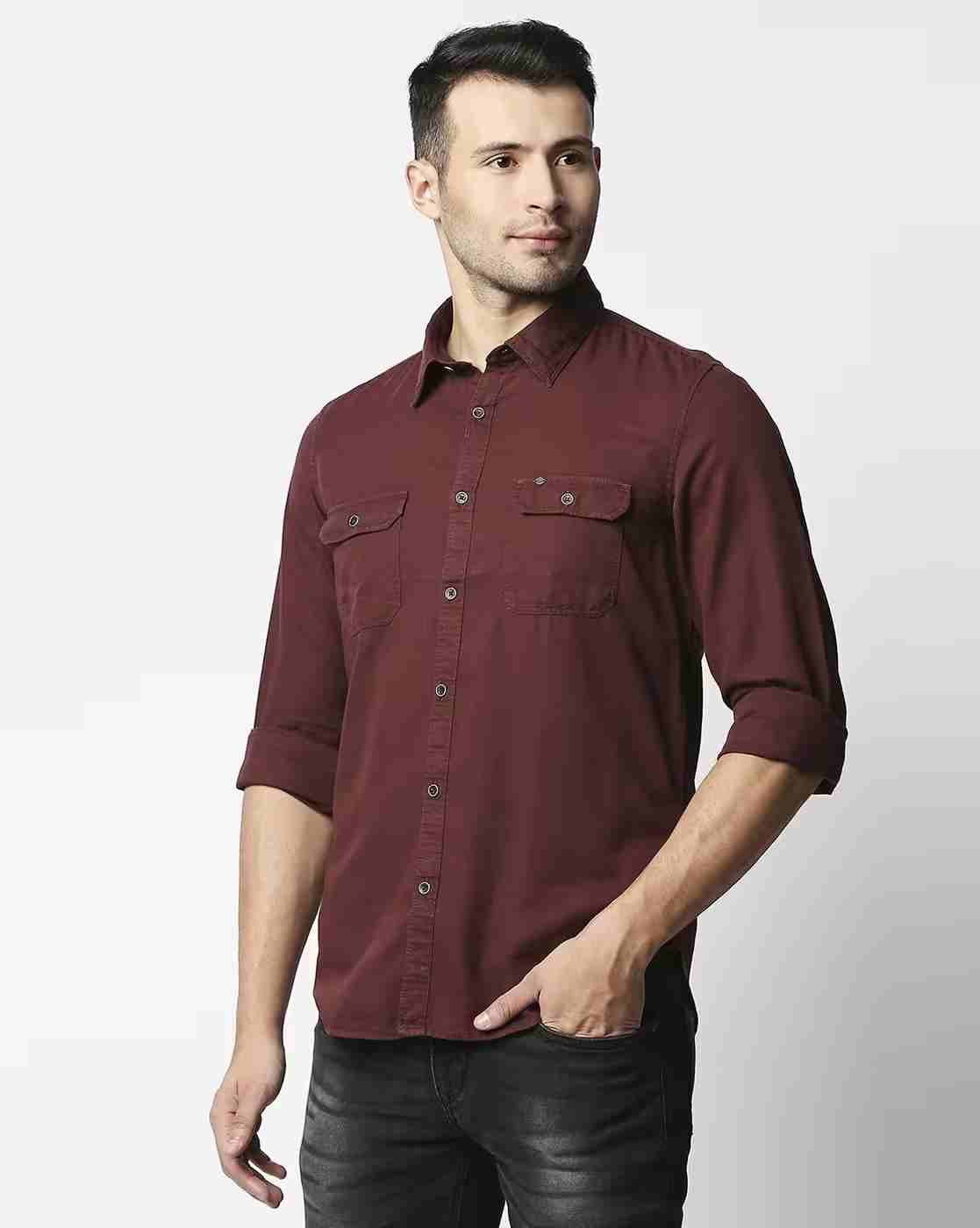 Lee Cooper | Cotton Shirt with Flap Pockets|1