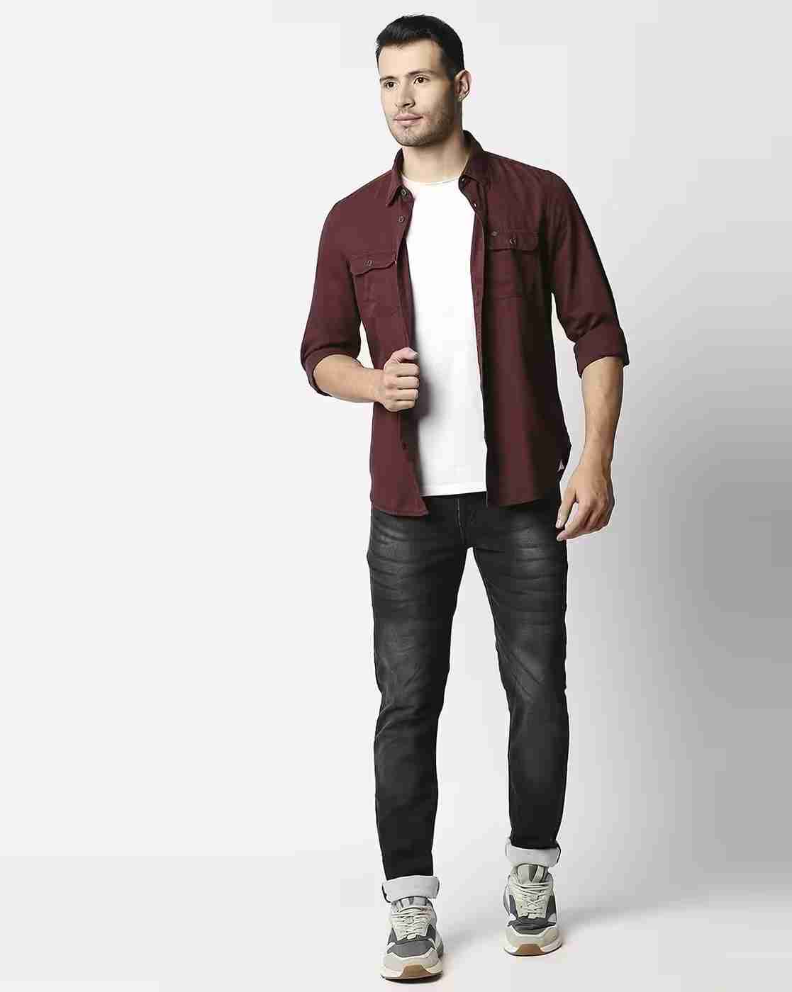 Lee Cooper | Cotton Shirt with Flap Pockets|3