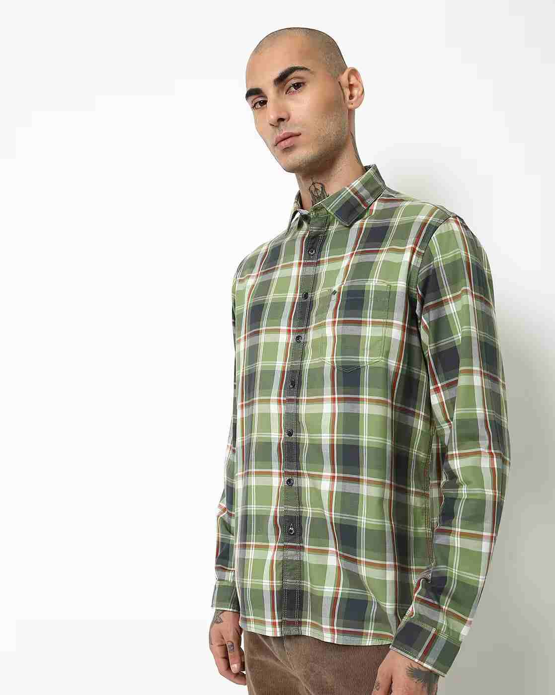 Lee Cooper | Checked Shirt with Patch Pocket|0