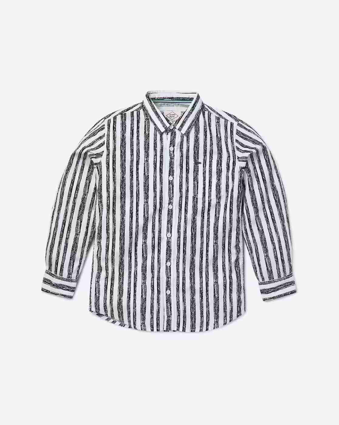 Lee Cooper | Striped Shirt with Patch Pocket|0