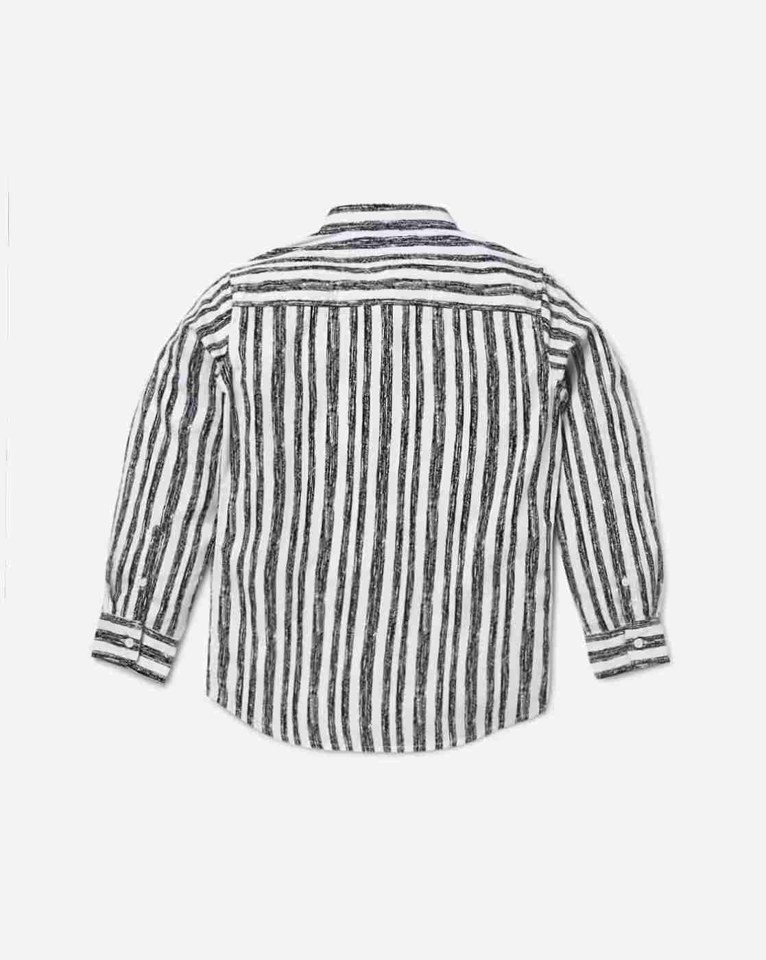 Lee Cooper | Striped Shirt with Patch Pocket|1
