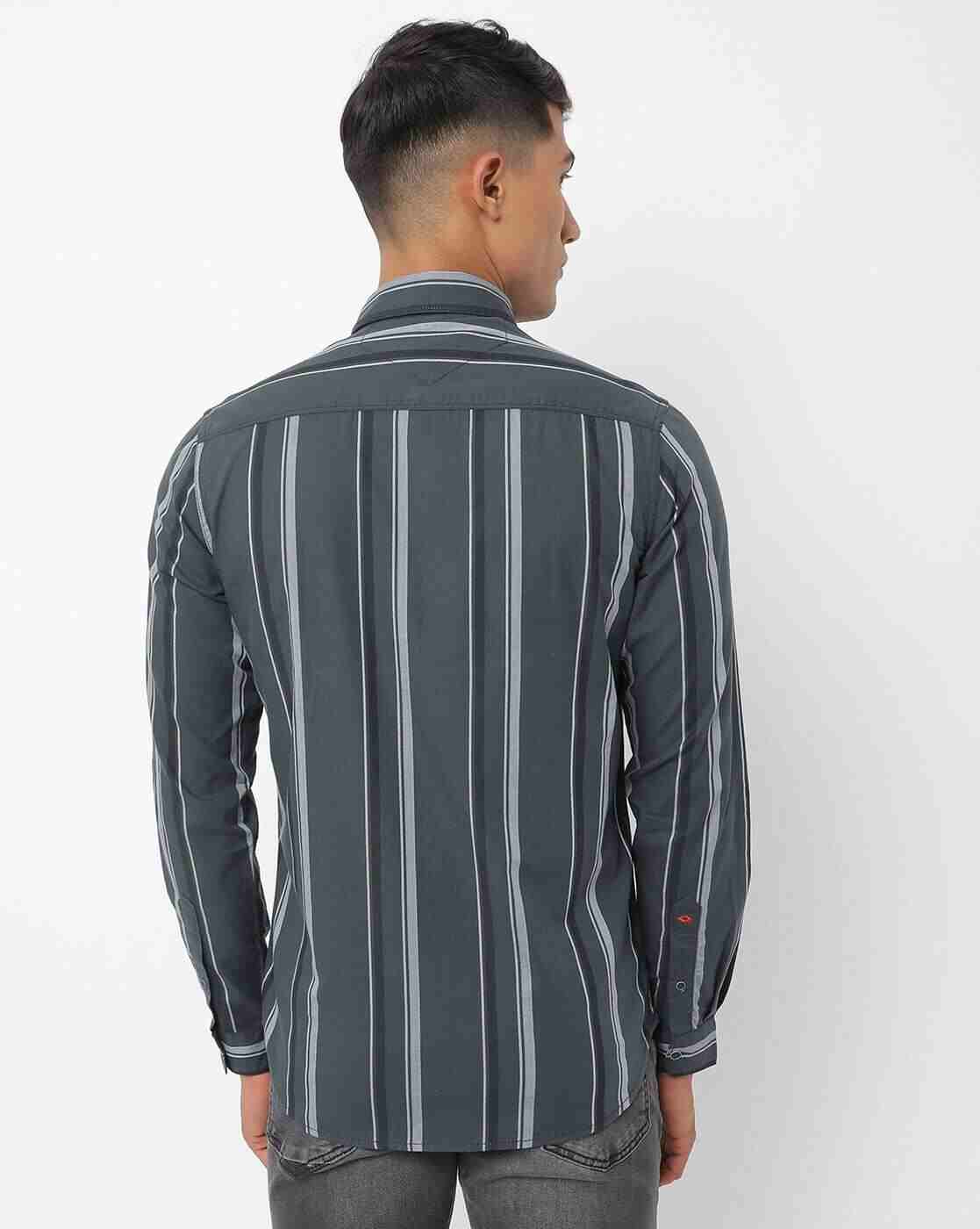 Lee Cooper | Striped Shirt with Patch Pocket|1