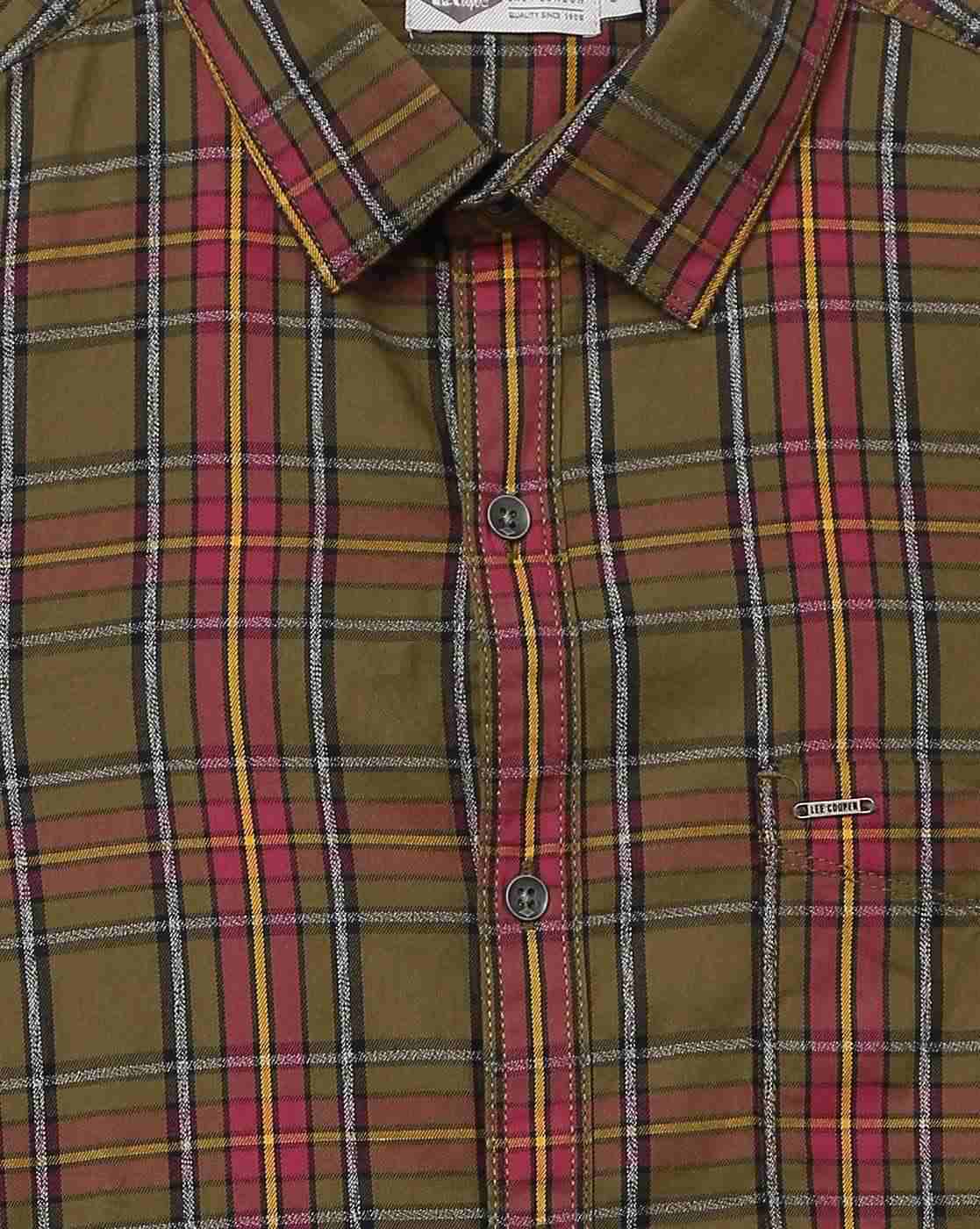 Lee Cooper | Checked Regular Fit Shirt|2