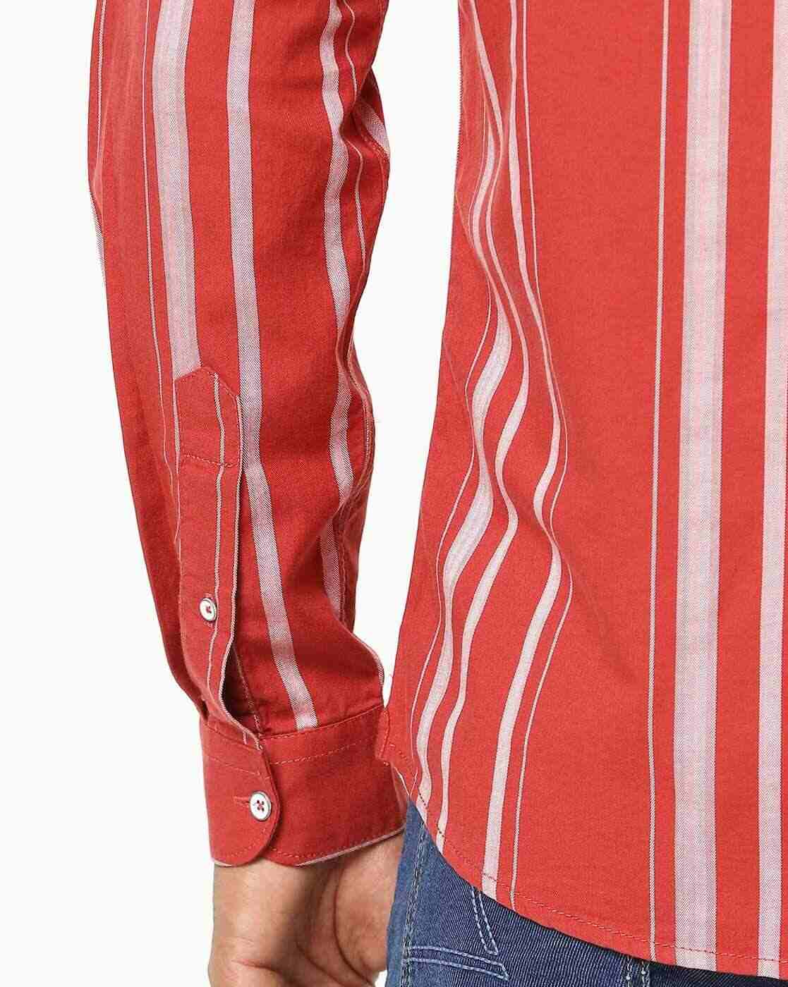 Lee Cooper | Striped Shirt with Patch Pocket|3