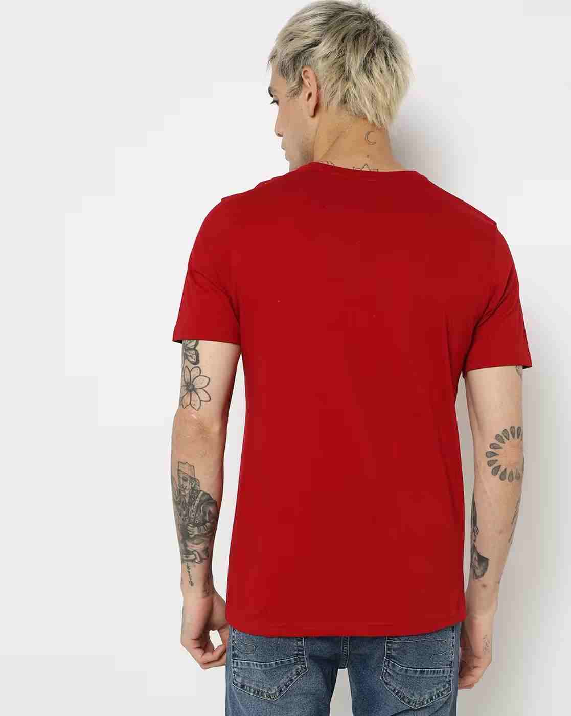 Lee Cooper | Brand Print V-neck T-shirt|2