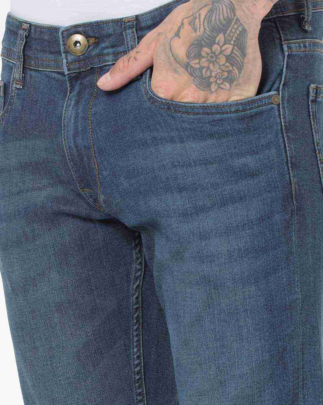 Lee Cooper | Lightly Washed Slim Fit Jeans|3