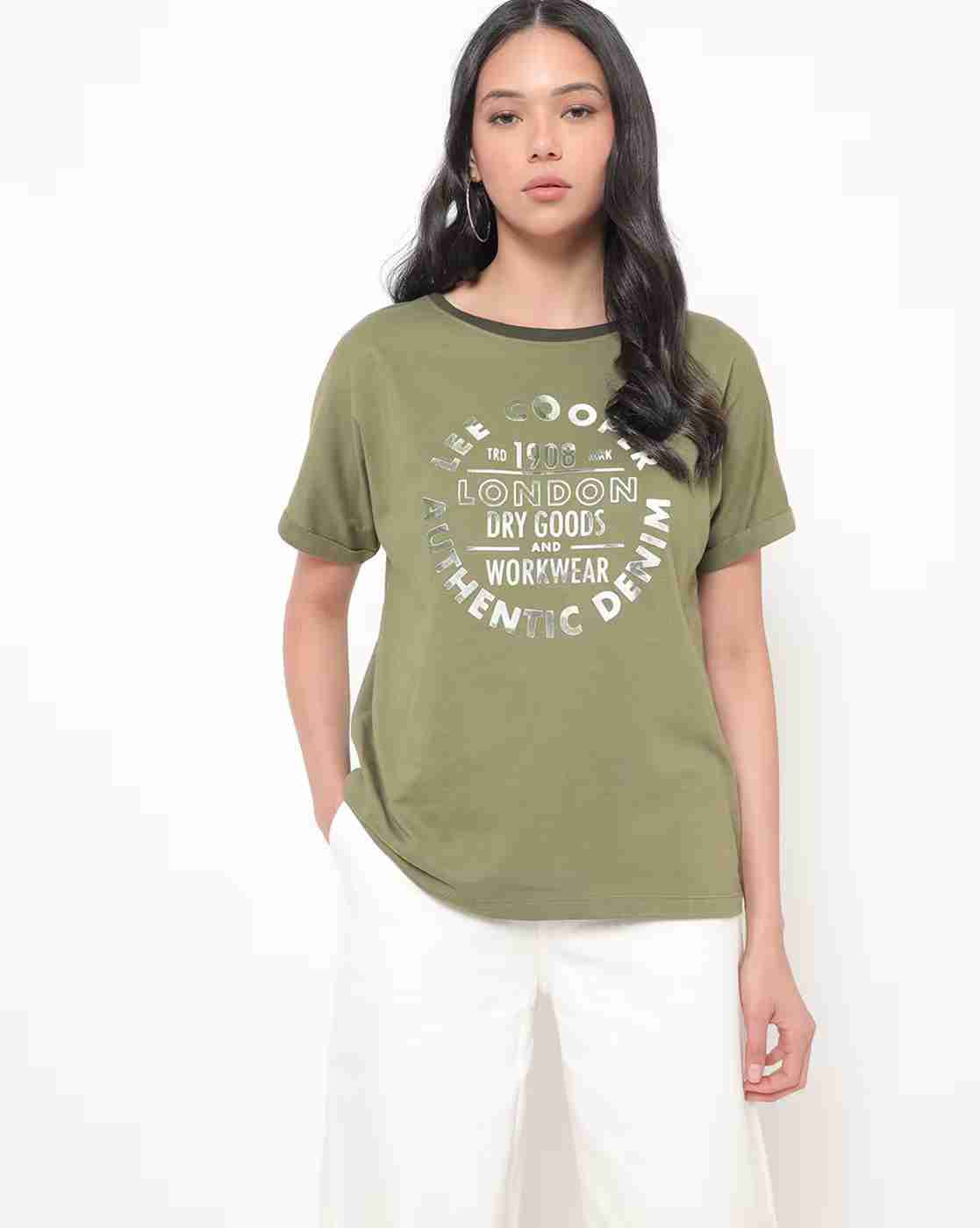 Lee Cooper | Brand Print Crew-Neck T-shirt|0