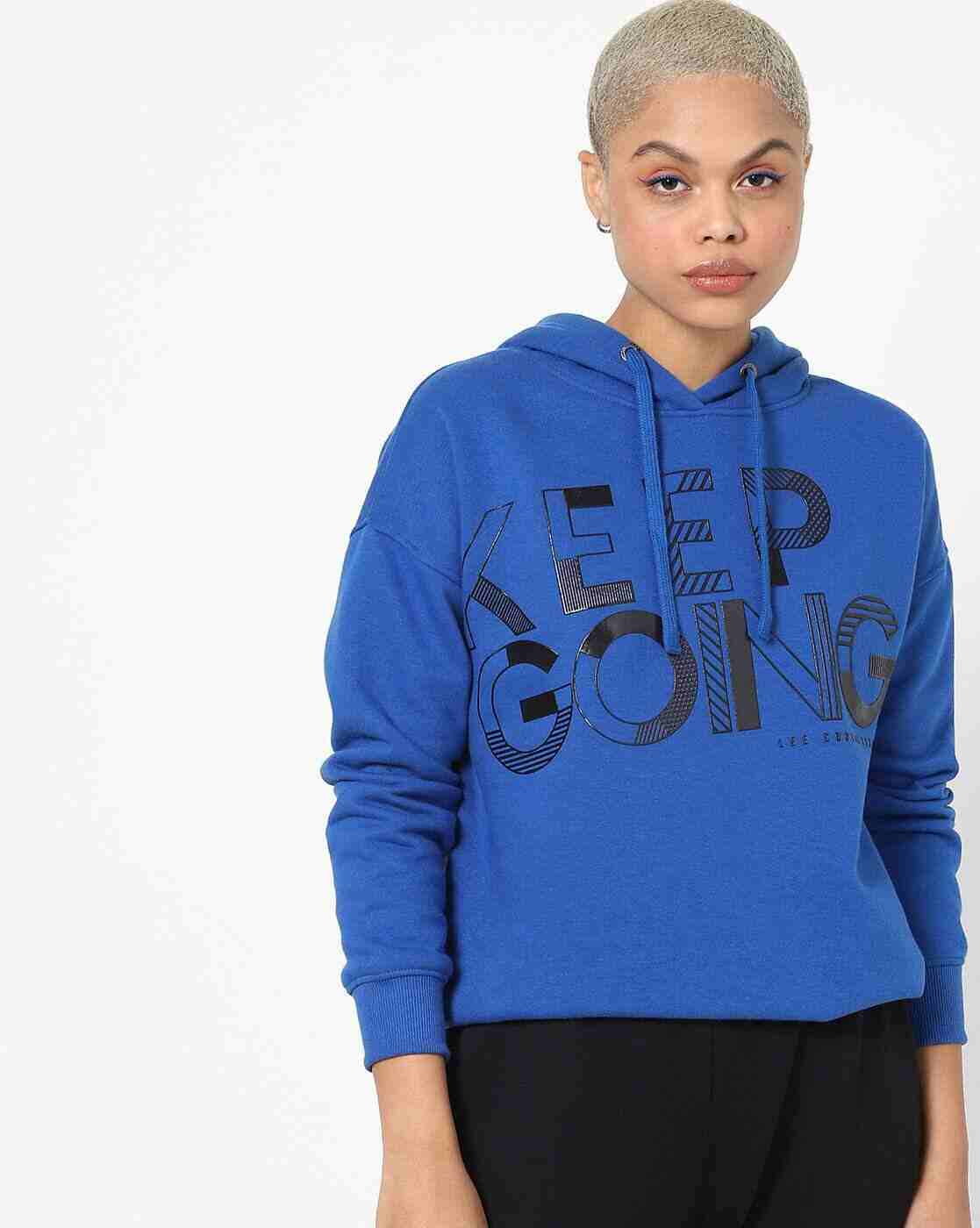 Lee Cooper | Typographic Print Hoodie|0