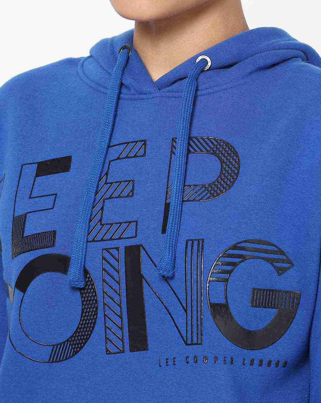 Lee Cooper | Typographic Print Hoodie|2