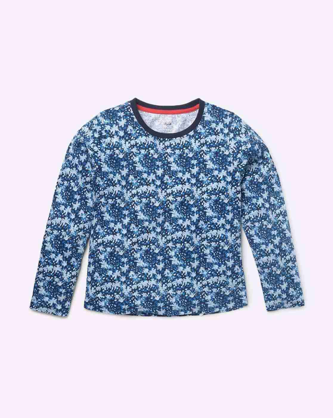 Lee Cooper | Floral Print Full-Sleeve T-shirt|0