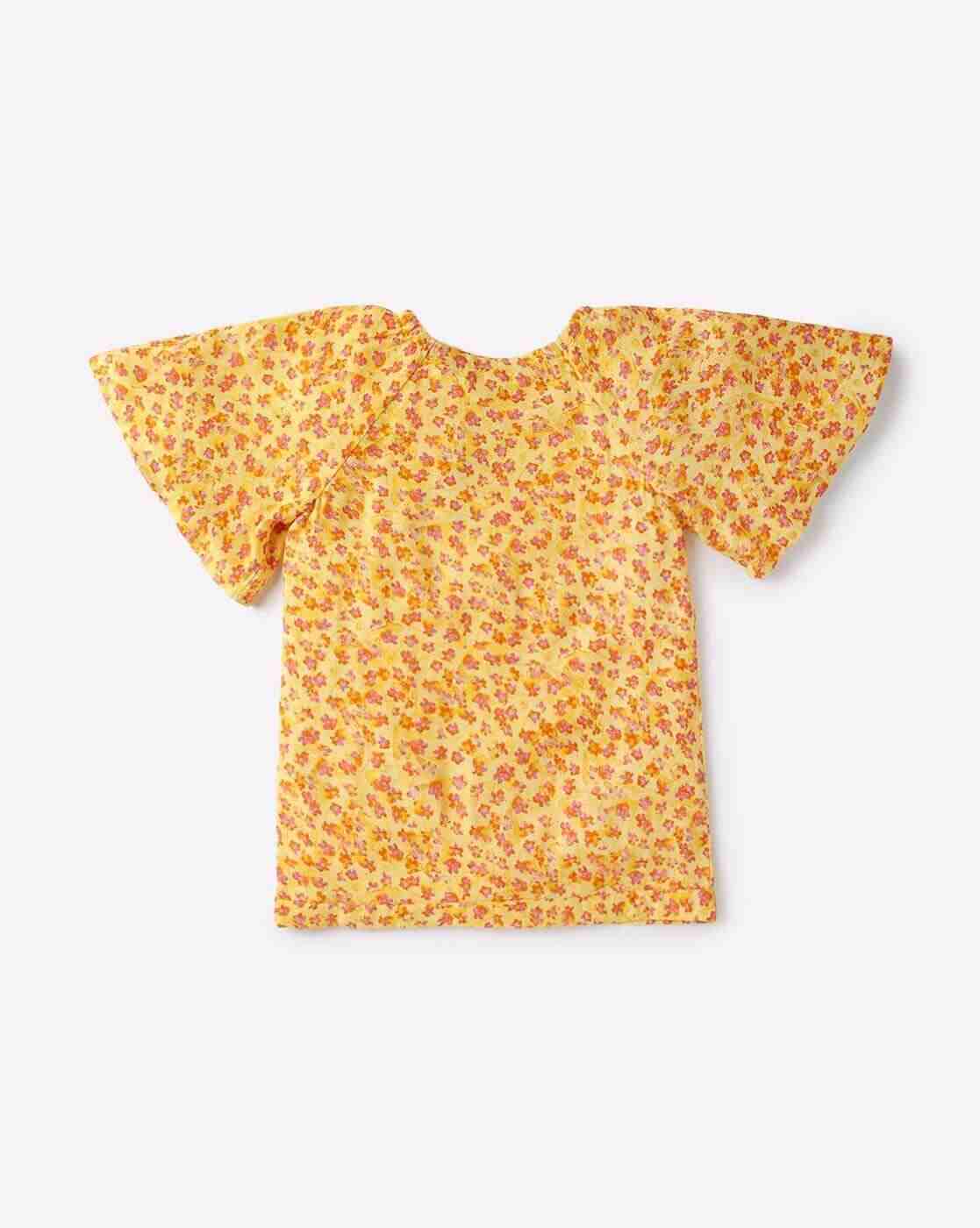 Lee Cooper | Floral Print Top with Kimono Sleeves|1