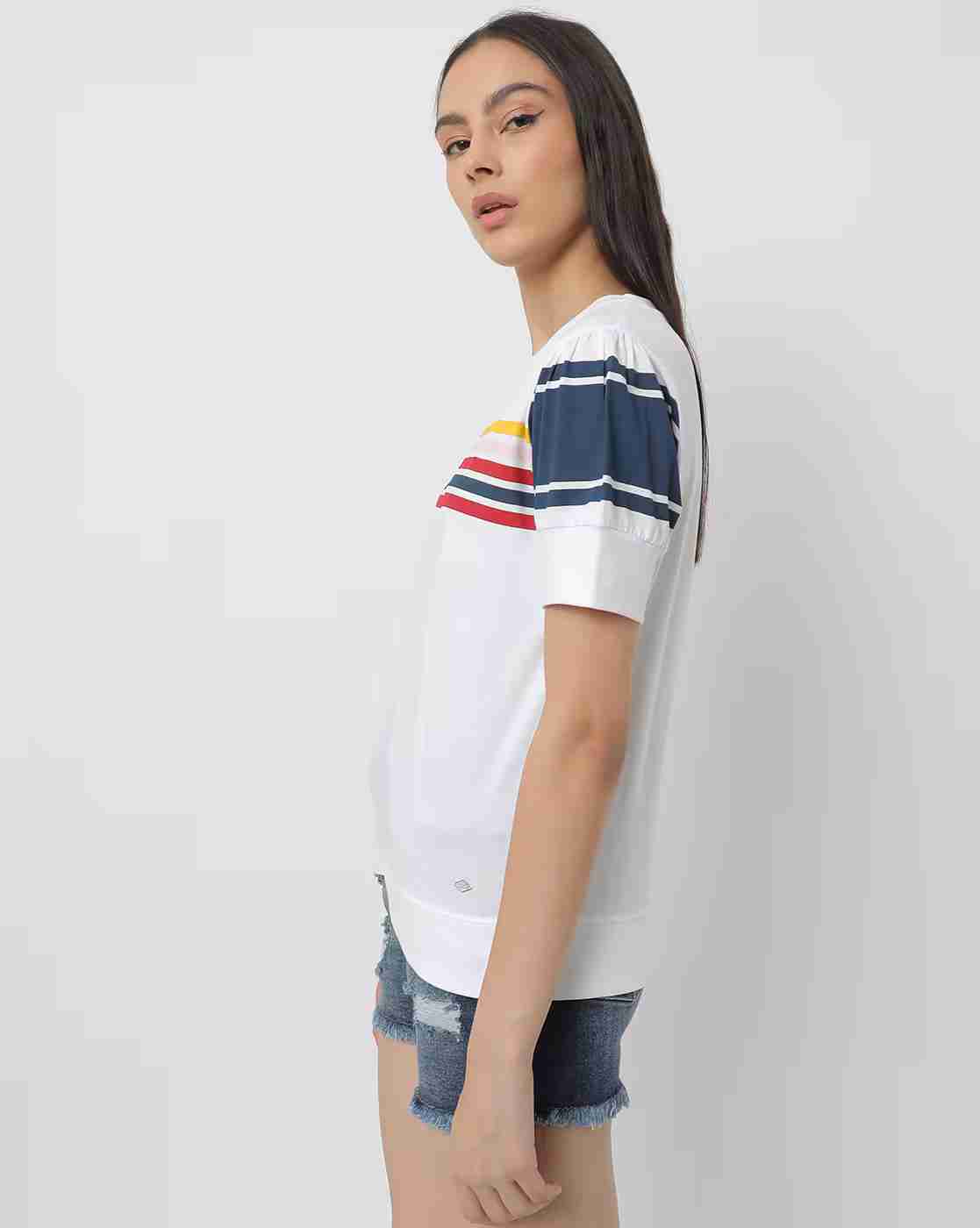 Lee Cooper | Striped Crew-Neck T-shirt|1