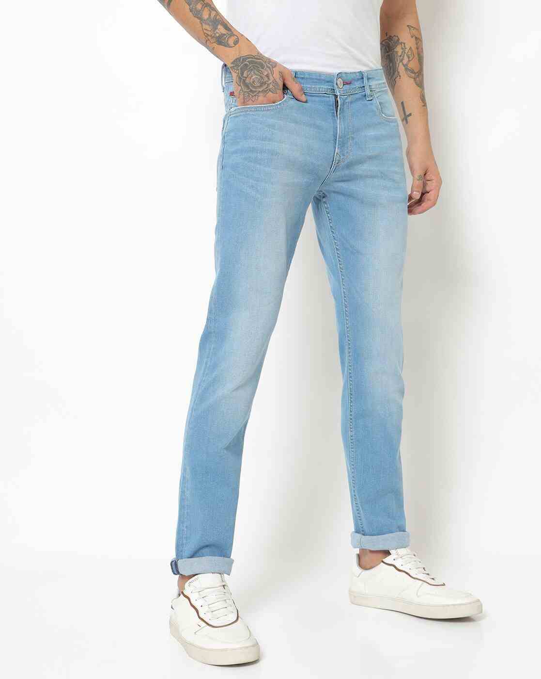 Lee Cooper | Heavy-Washed Skinny Fit Jeans|0