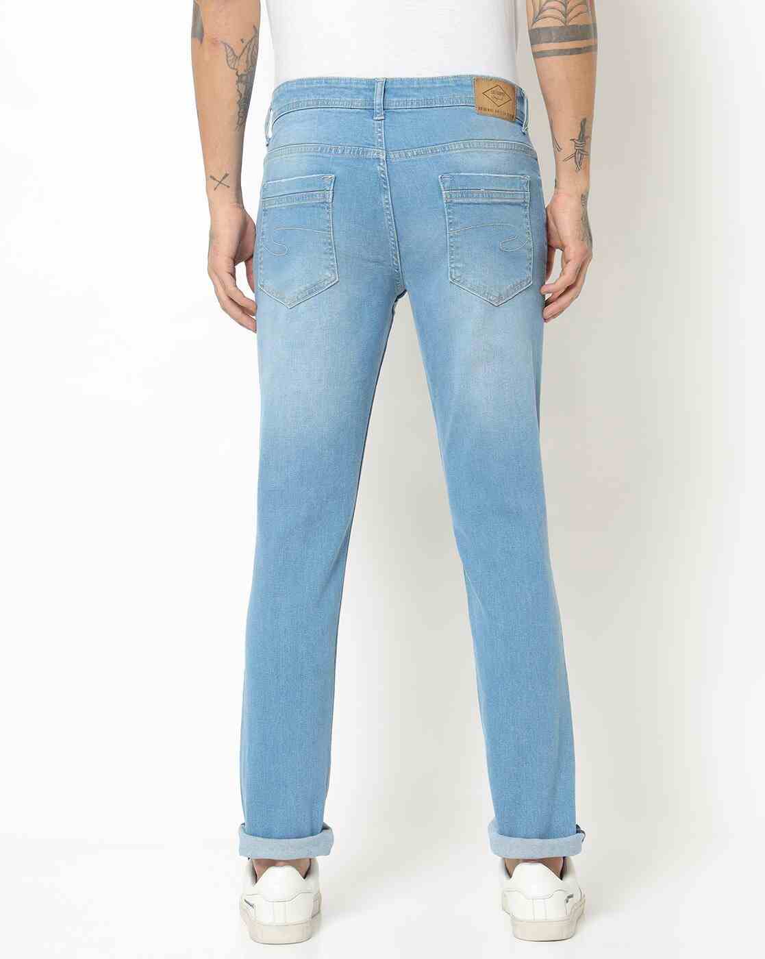 Lee Cooper | Heavy-Washed Skinny Fit Jeans|2