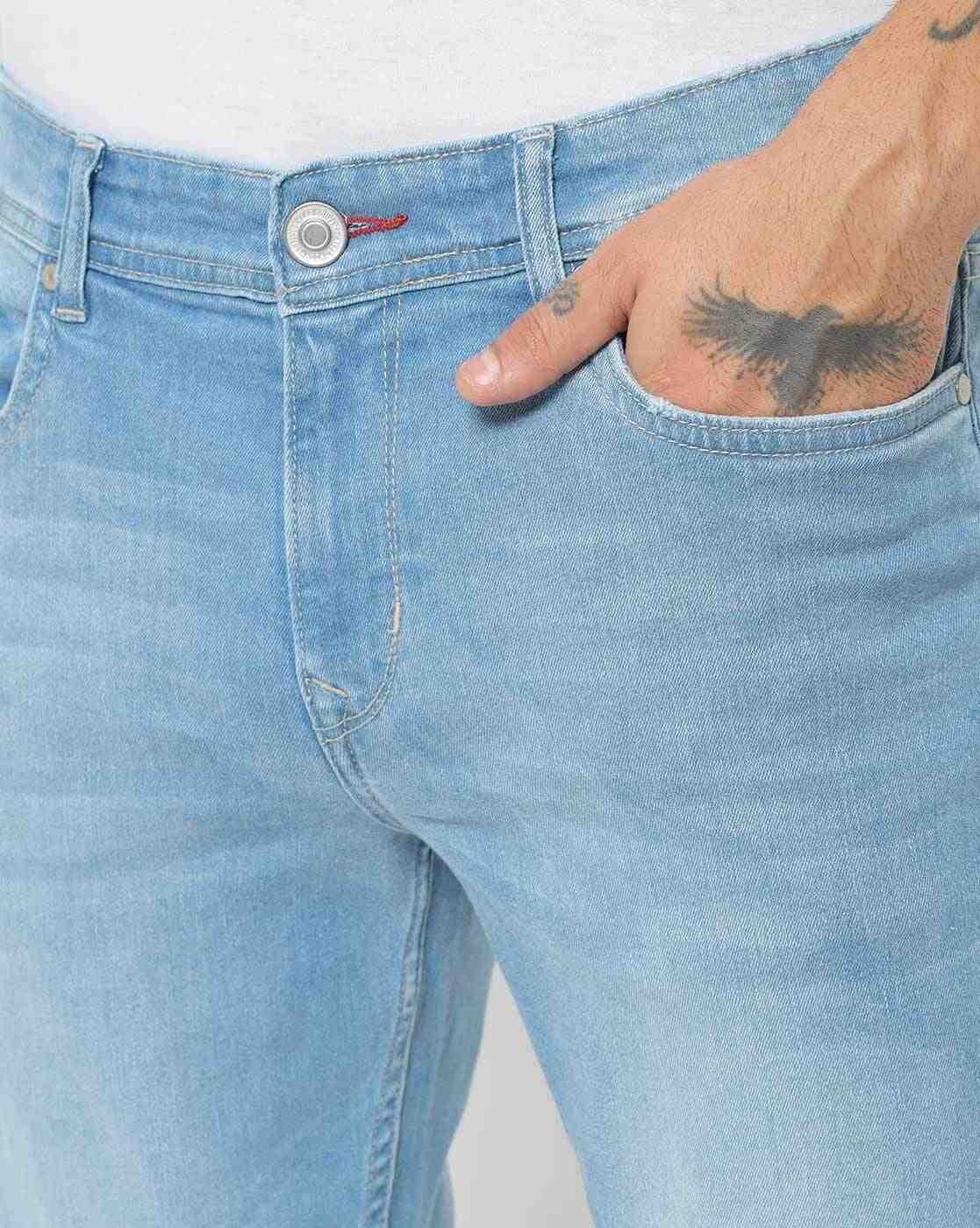 Lee Cooper | Heavy-Washed Skinny Fit Jeans|3