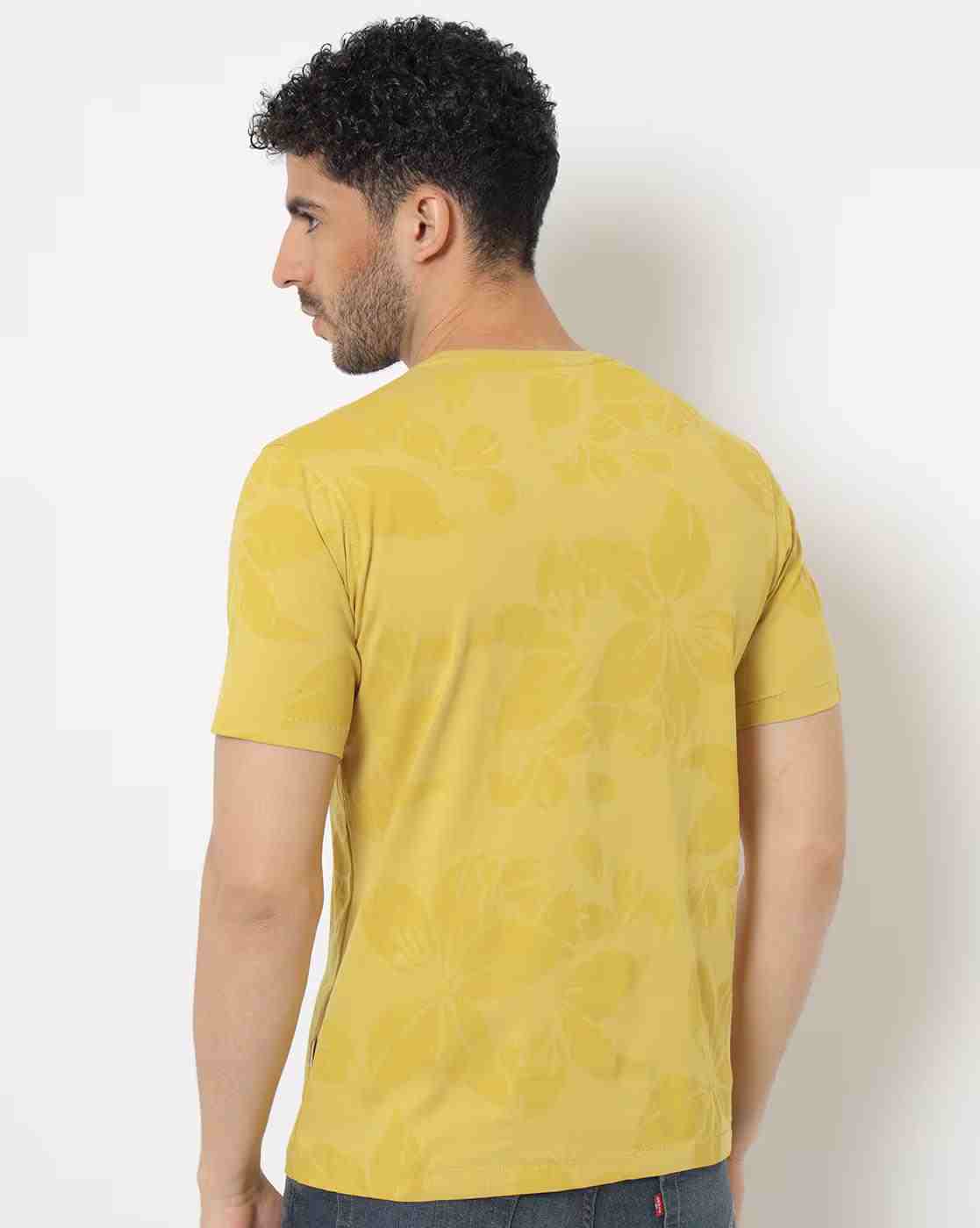 Lee Cooper | Regular Fit Typographic Print Crew-Neck T-Shirt|2