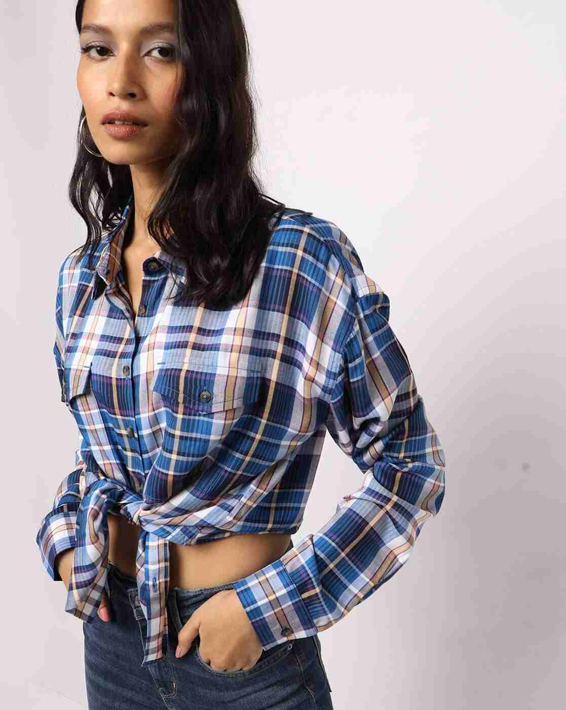 Lee Cooper | Checked Shirt with Spread Collar|0