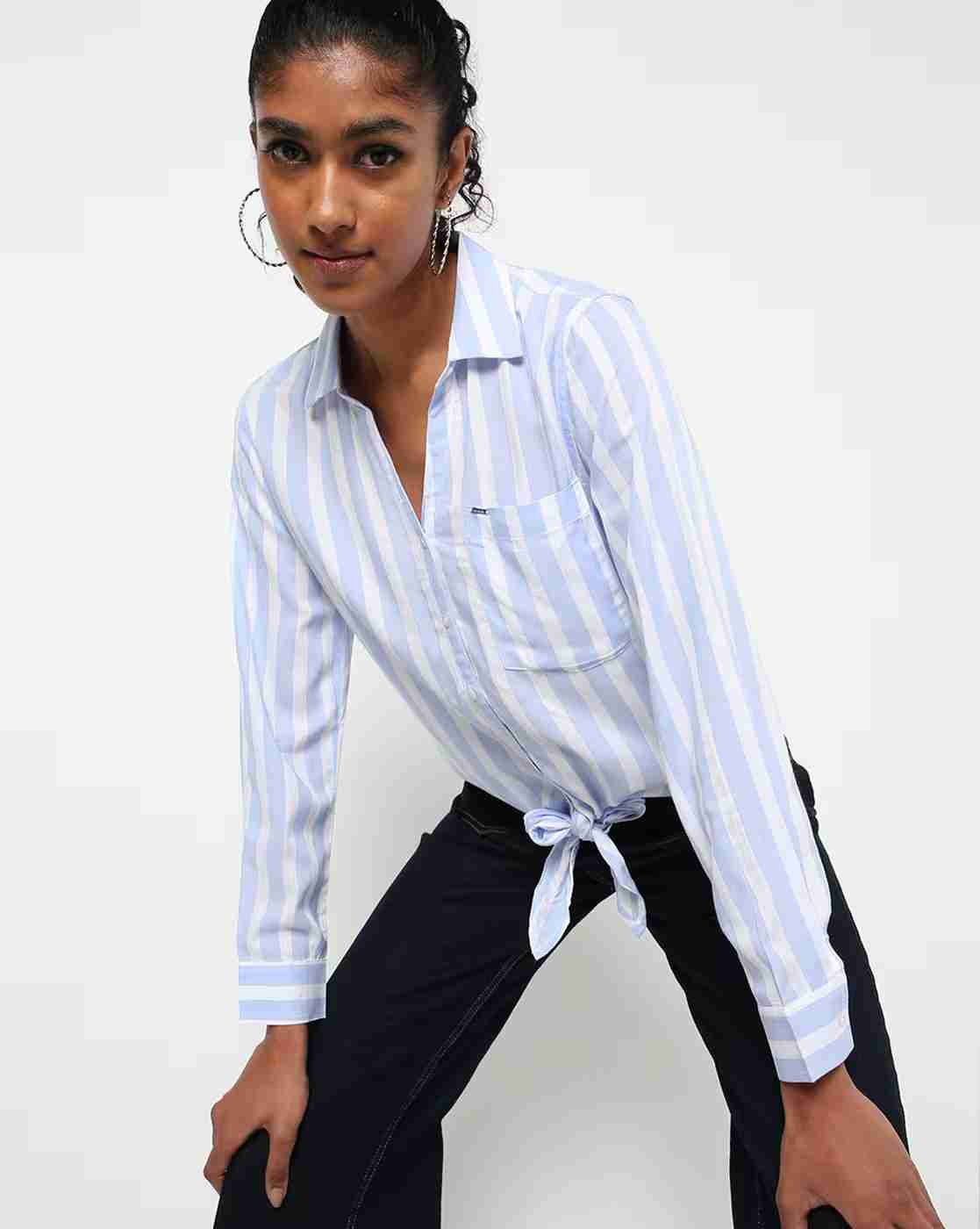 Lee Cooper | Striped Shirt with Patch Pocket|0
