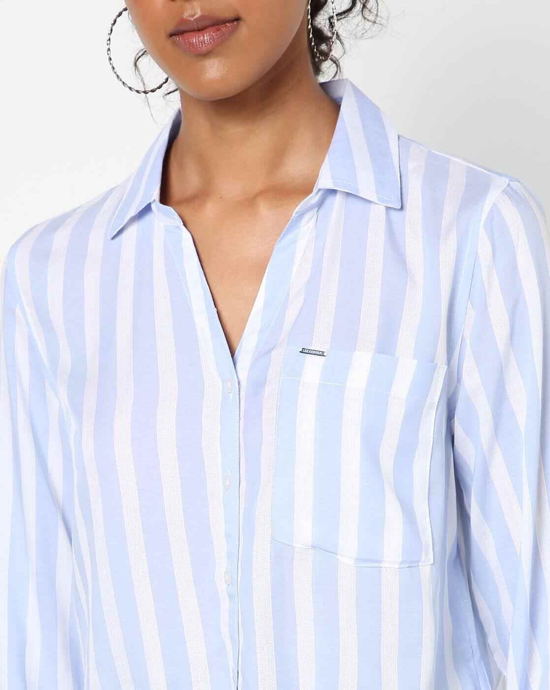 Lee Cooper | Striped Shirt with Patch Pocket|2