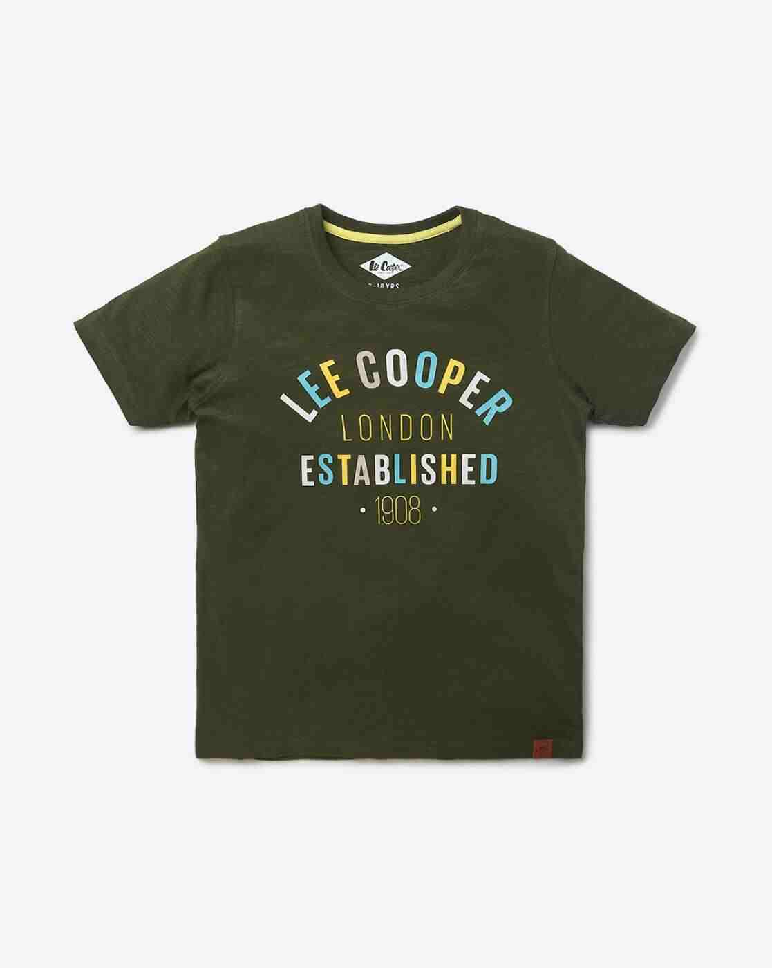 Lee Cooper | Typographic Print Slim Fit Crew-Neck T-Shirt|0