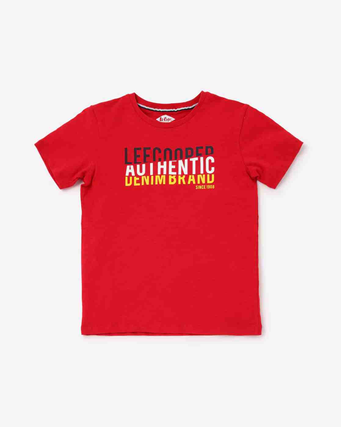 Lee Cooper | Brand Print Round-Neck T-shirt|0