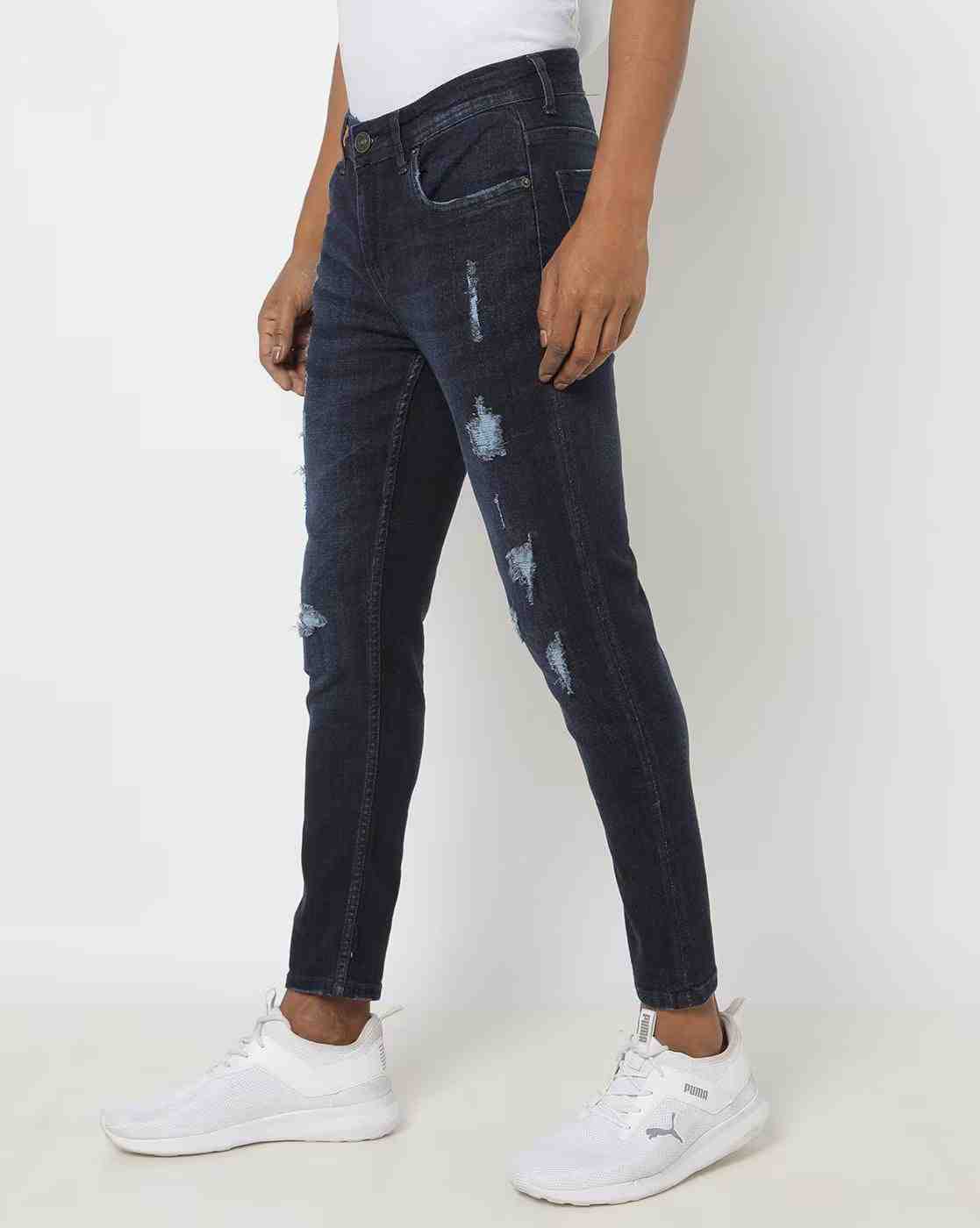 Lee Cooper | Men Low-Rise Slim Fit Jeans|1