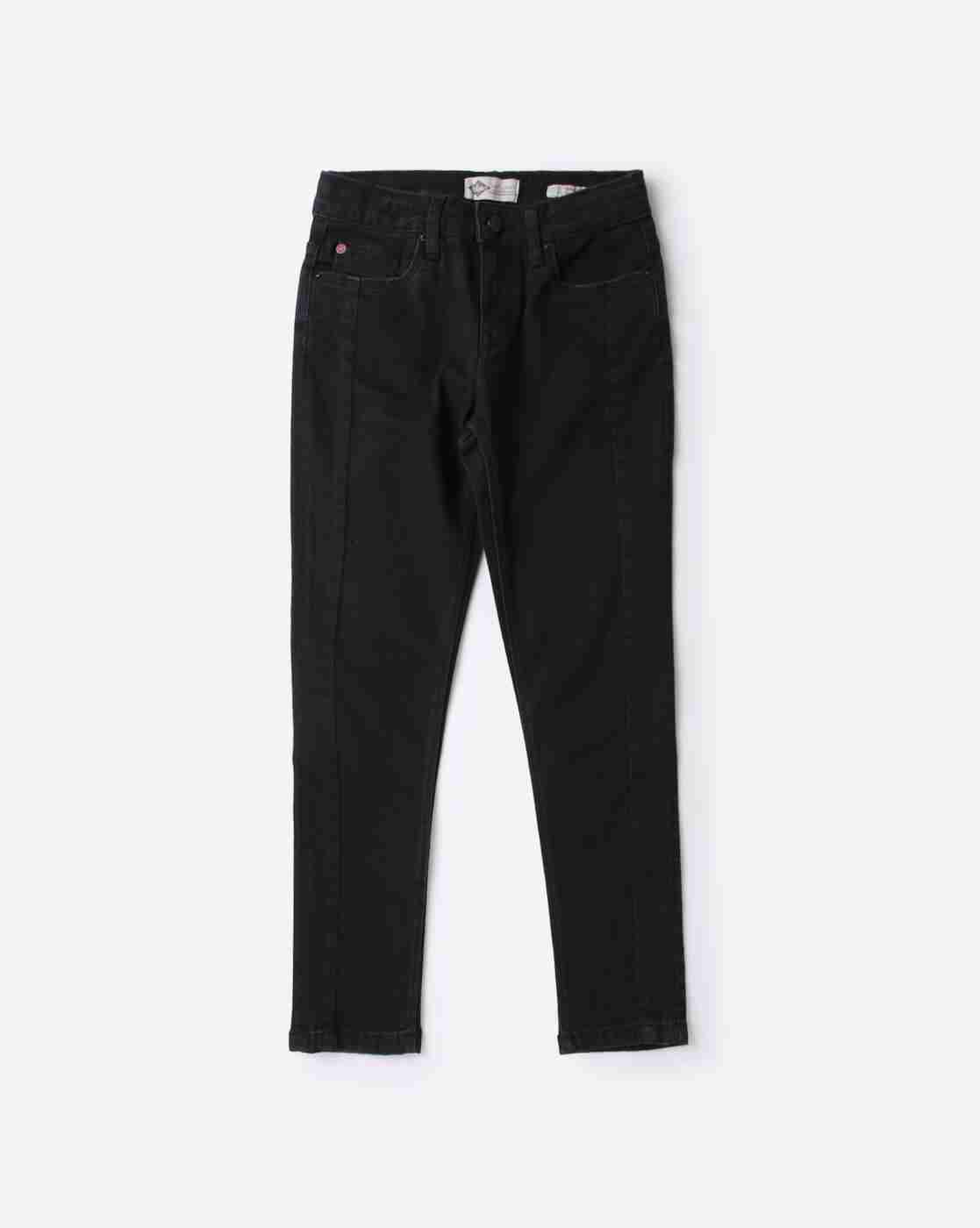 Lee Cooper | Girls Panelled Mid-Rise Skinny Jeans|0
