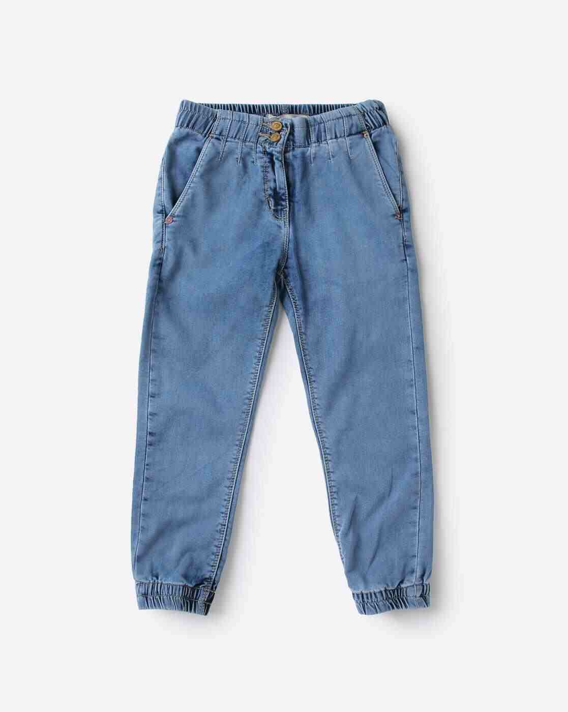 Lee Cooper | Girls Mid-Rise Jogger Jeans|0