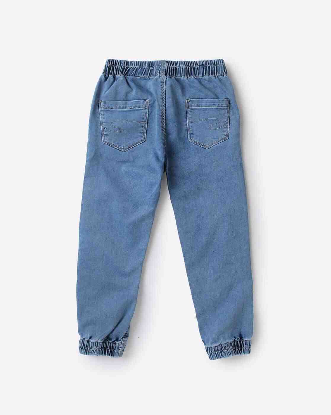 Lee Cooper | Girls Mid-Rise Jogger Jeans|1