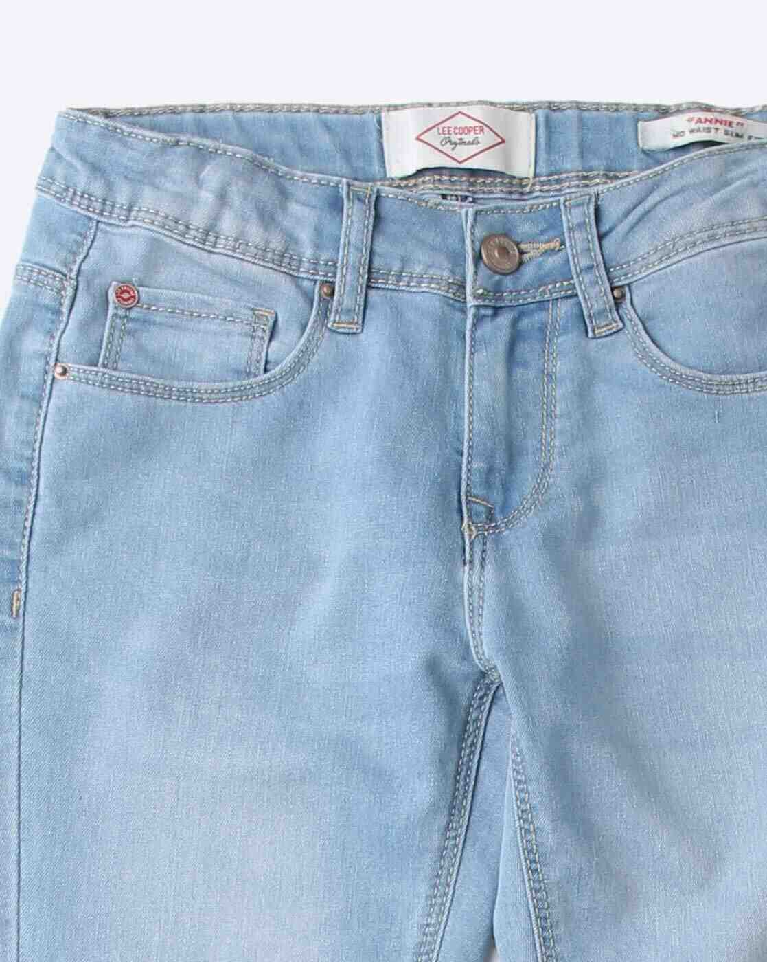 Lee Cooper | Light-Wash Mid-Rise Skinny Jeans|2
