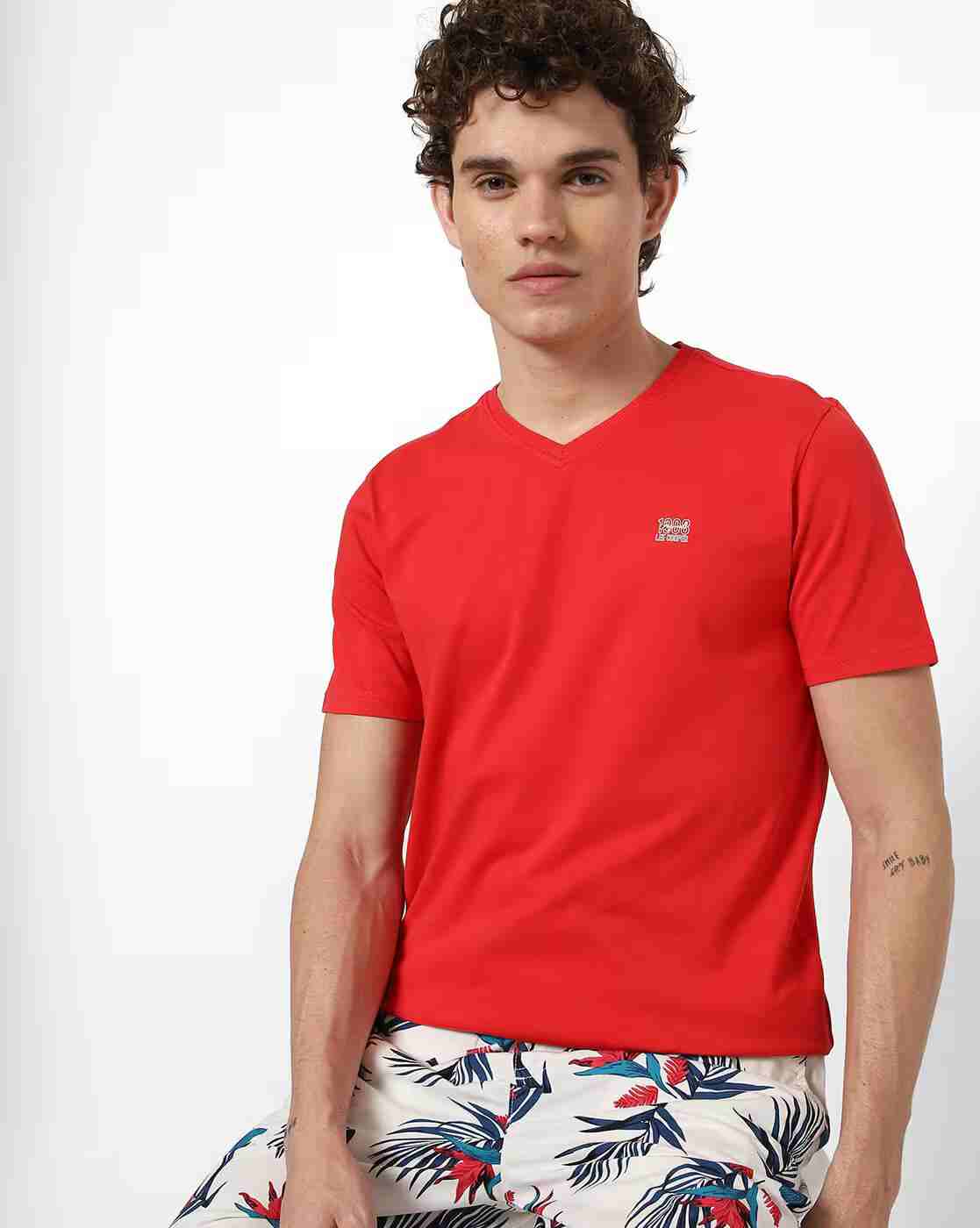 Lee Cooper | Regular Fit Logo Print Crew-Neck T-Shirt|0