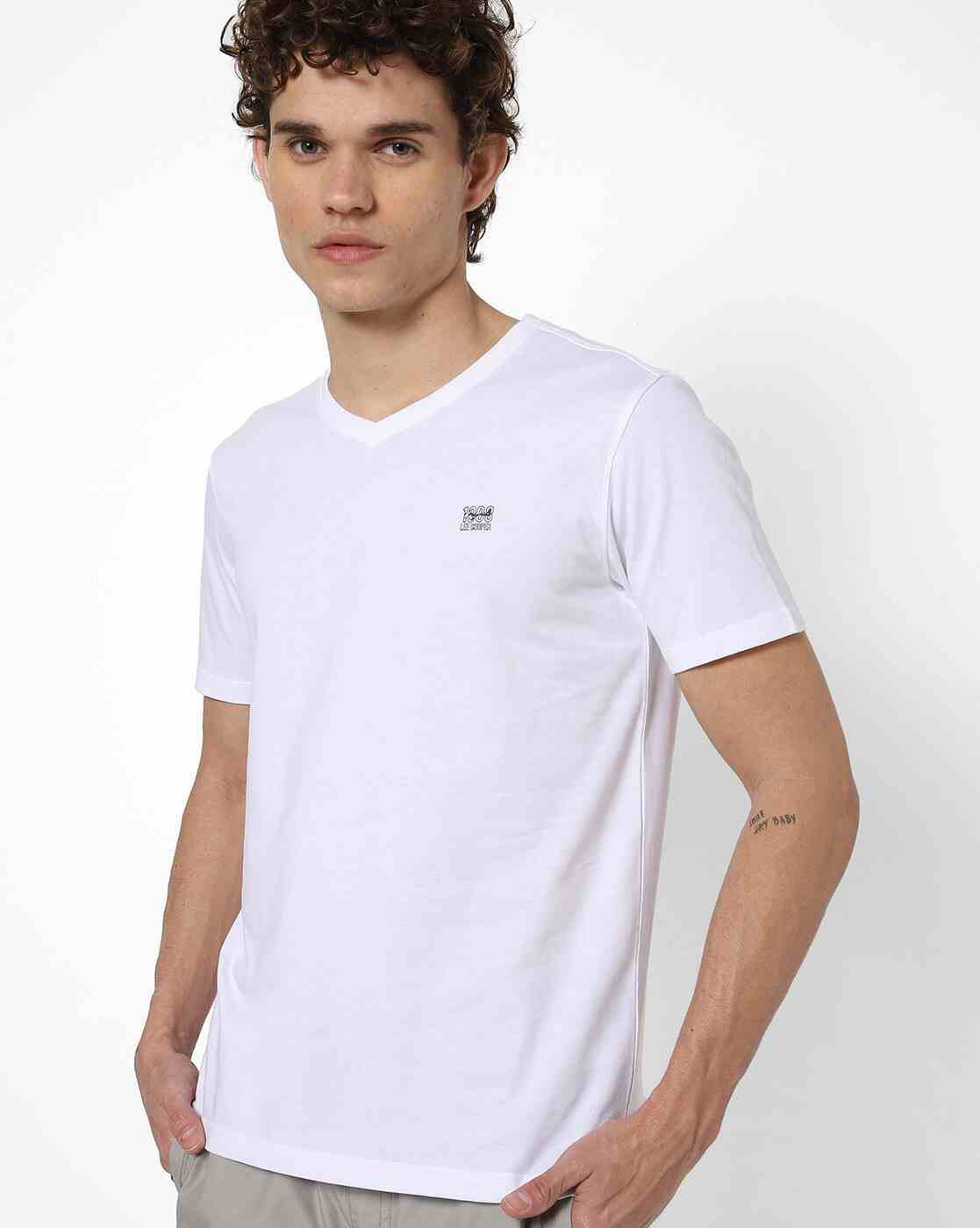 Regular Fit Logo Print Crew-Neck T-Shirt