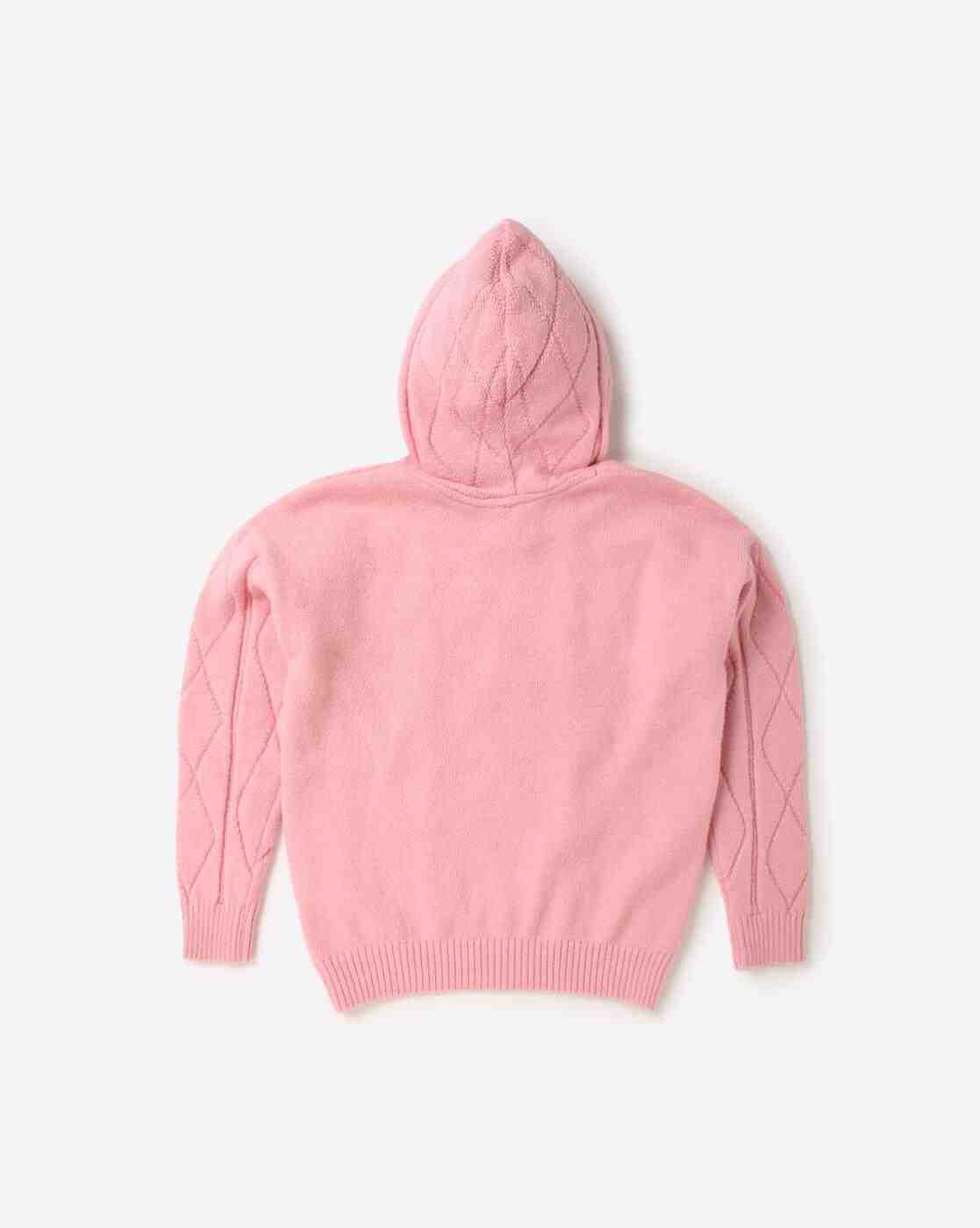 Lee Cooper | Knit Hoodie with Ribbed Hems|1