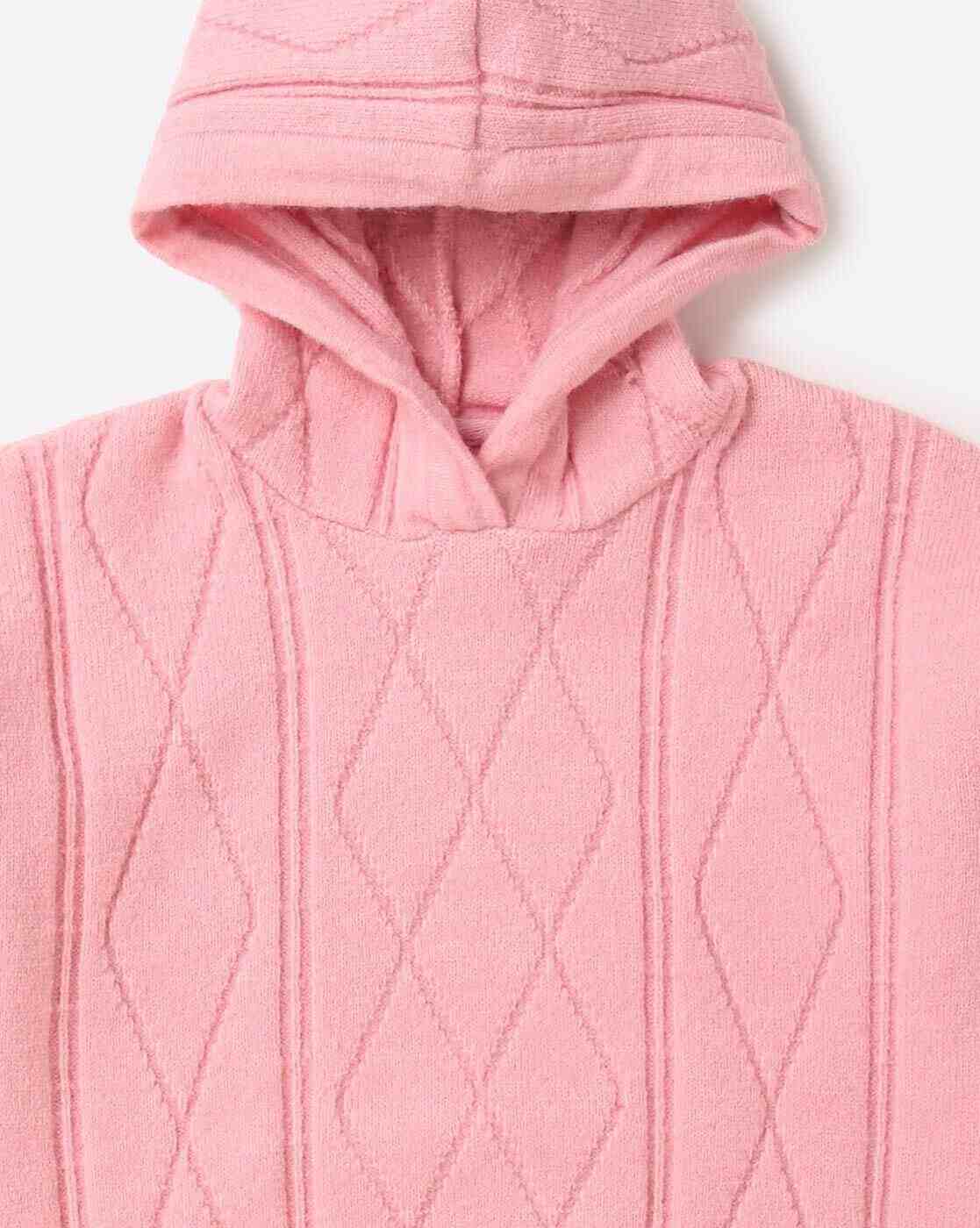 Lee Cooper | Knit Hoodie with Ribbed Hems|2