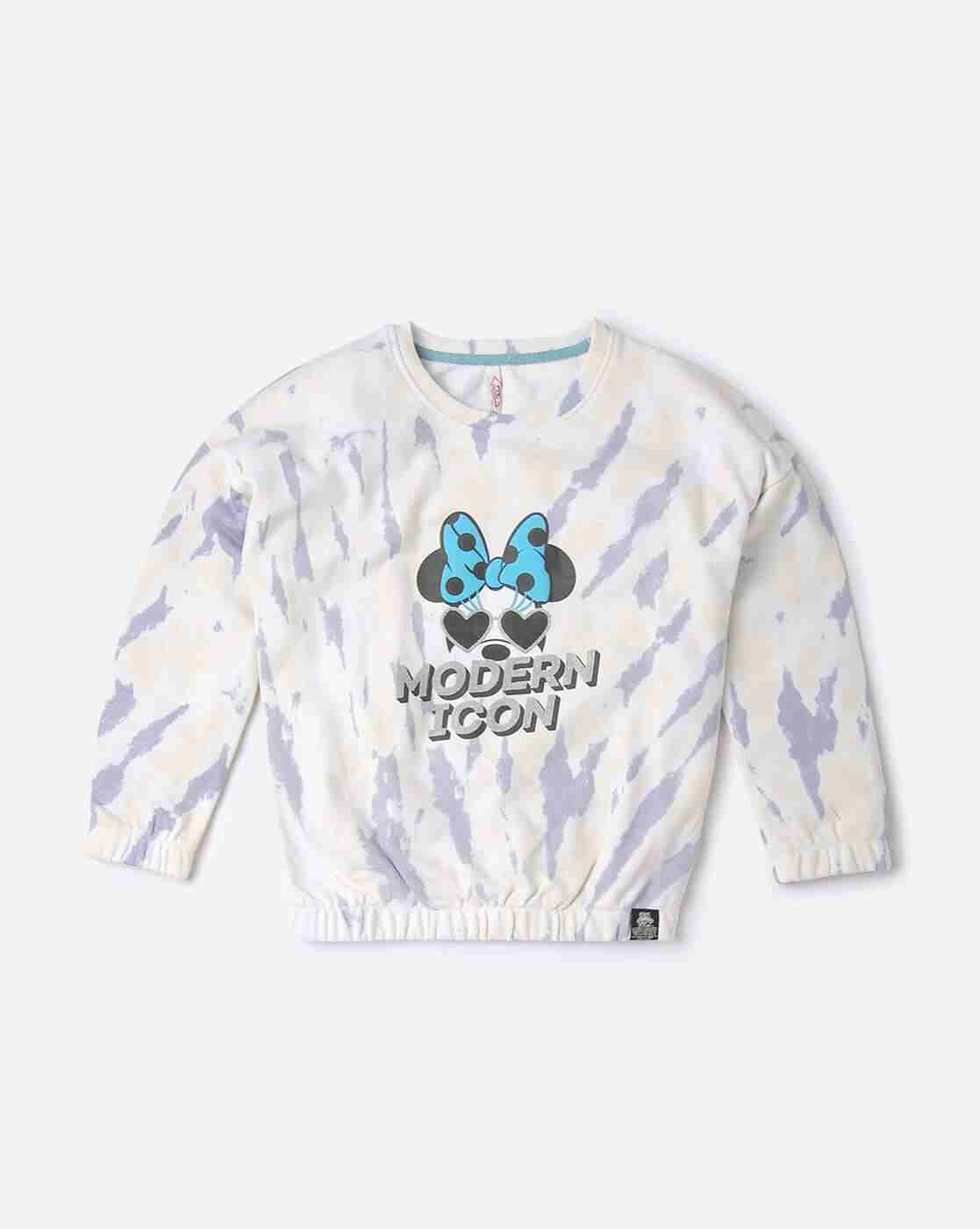 Lee Cooper | Minnie Mouse Print Round-Neck Sweatshirt|0
